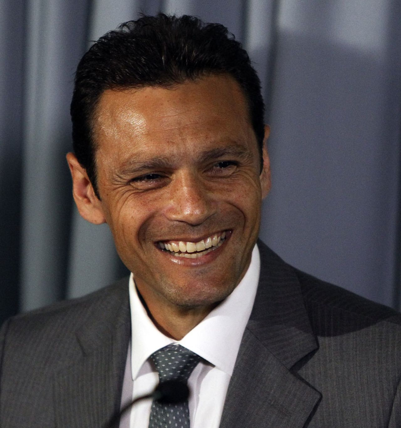 Mark Ramprakash speaks at a press conference to announce his retirement, The Oval, July 5, 2012