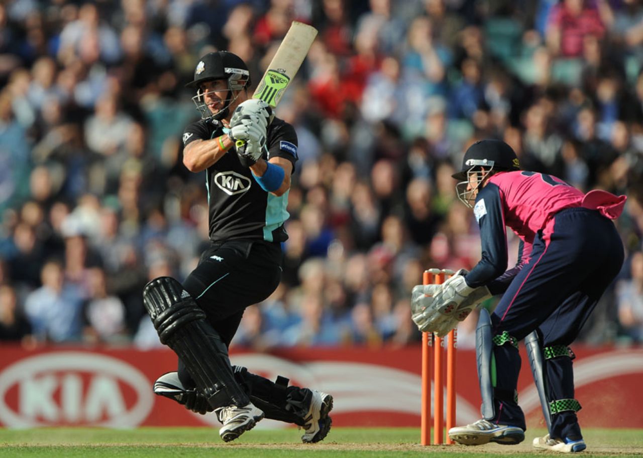 Kevin Pietersen top-scored for Surrey with 42, Surrey v Middlesex, FLt20 South Group, The Oval, July 6, 2012