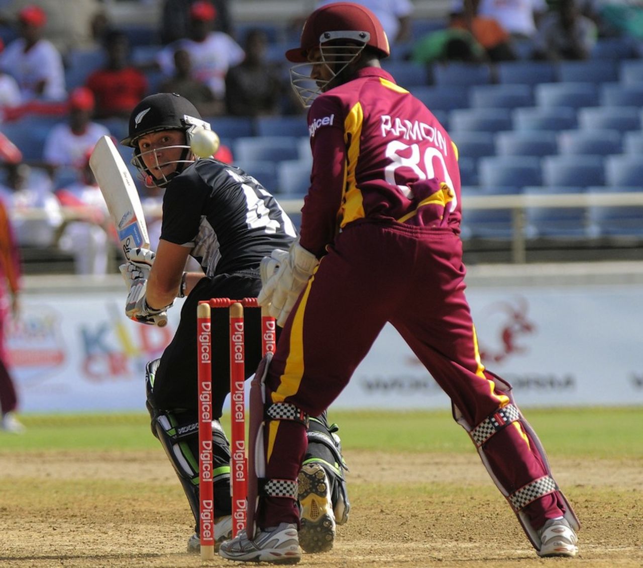 BJ Watling scored an unbeaten 72, West Indies v New Zealand, 2nd ODI, Kingston, July 7, 2012
