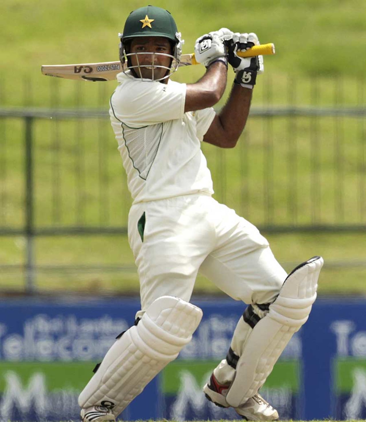 Asad Shafiq cuts, Sri Lanka v Pakistan, 3rd Test, Pallekele, 1st day, July 8, 2012