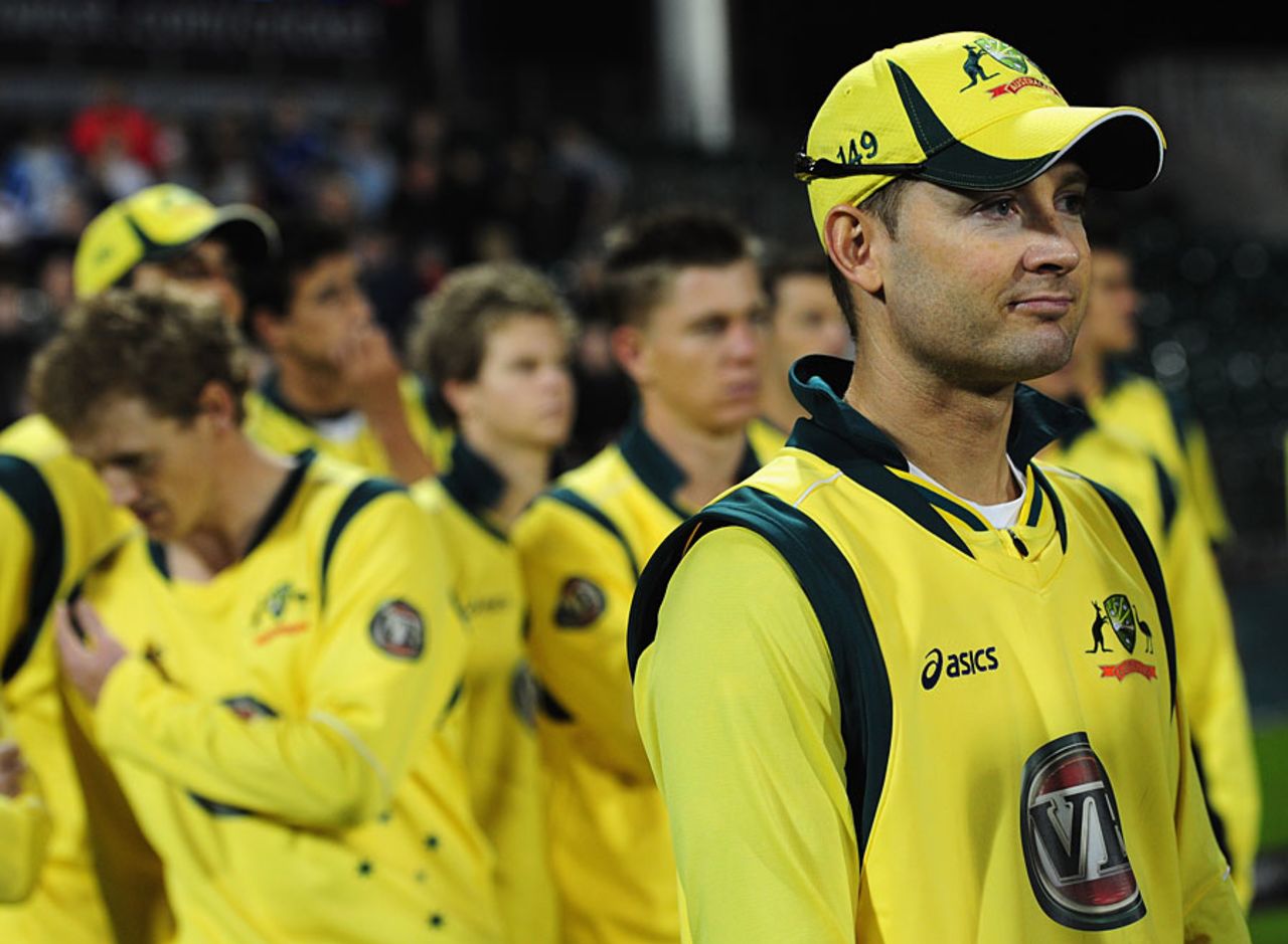 Michael Clarke was left with plenty to think about, England v Australia, 5th ODI, Old Trafford, July 10, 2012
