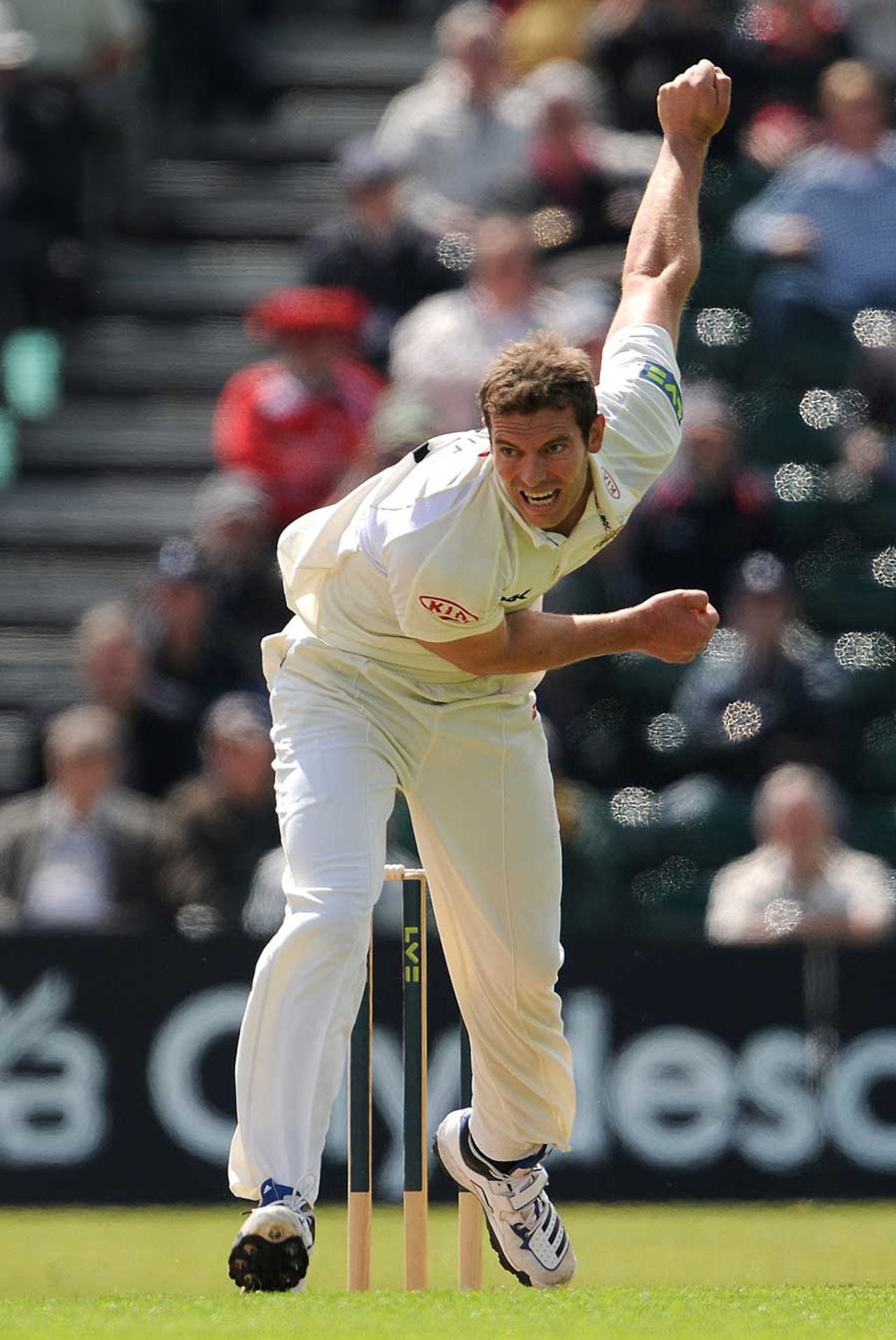 Chris Tremlett was back in Championship action for Surrey, Surrey v Lancashire, County Championship, Division One, Guildford, July 11, 2012