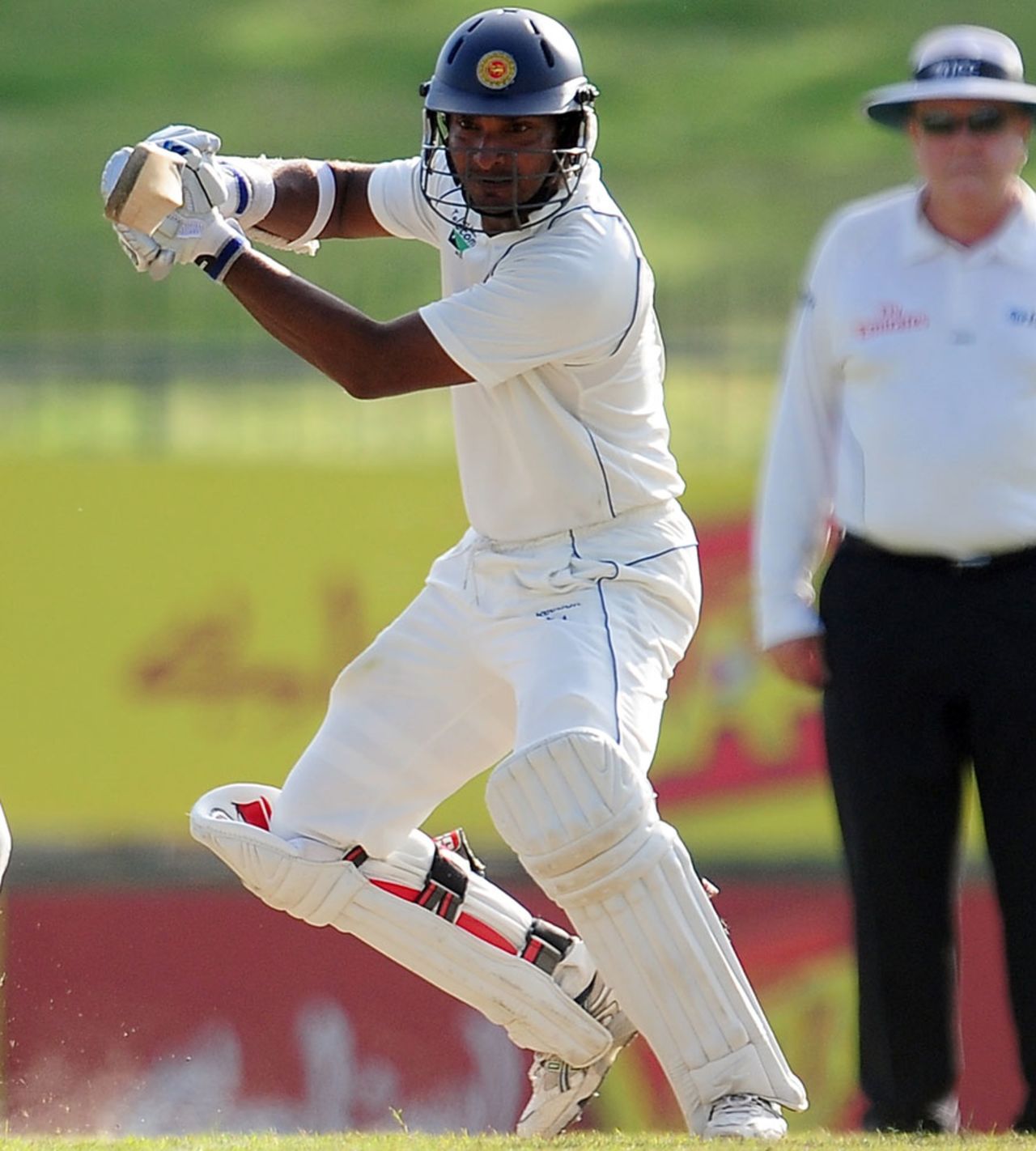 Kumar Sangakkara got another fifty-plus score against Pakistan, Sri Lanka v Pakistan, 3rd Test, Pallekele, 5th day, July 12, 2012