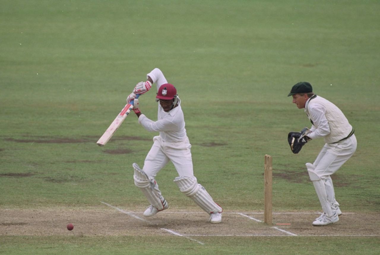 Brian Lara bats during his innings of 277, Australia v West Indies, third Test, Sydney, January 4, 1993