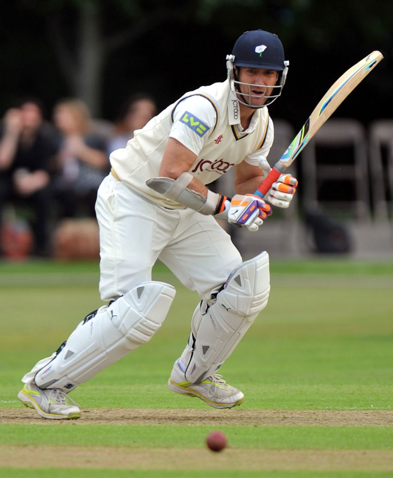 Phil Jaques top-scored with 61, Derbyshire v Yorkshire, 1st day, Chesterfield, July 18, 2012
