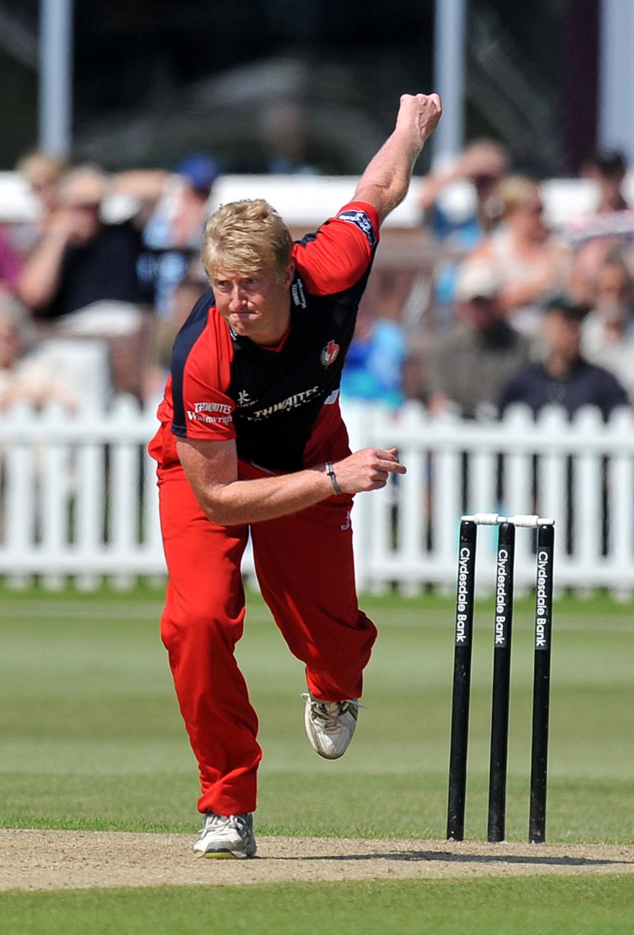 Glen Chapple returned his best one-day analysis for six years, Leicestershire v Lancashire, CB40 Group A, Grace Road, July, 22, 2012