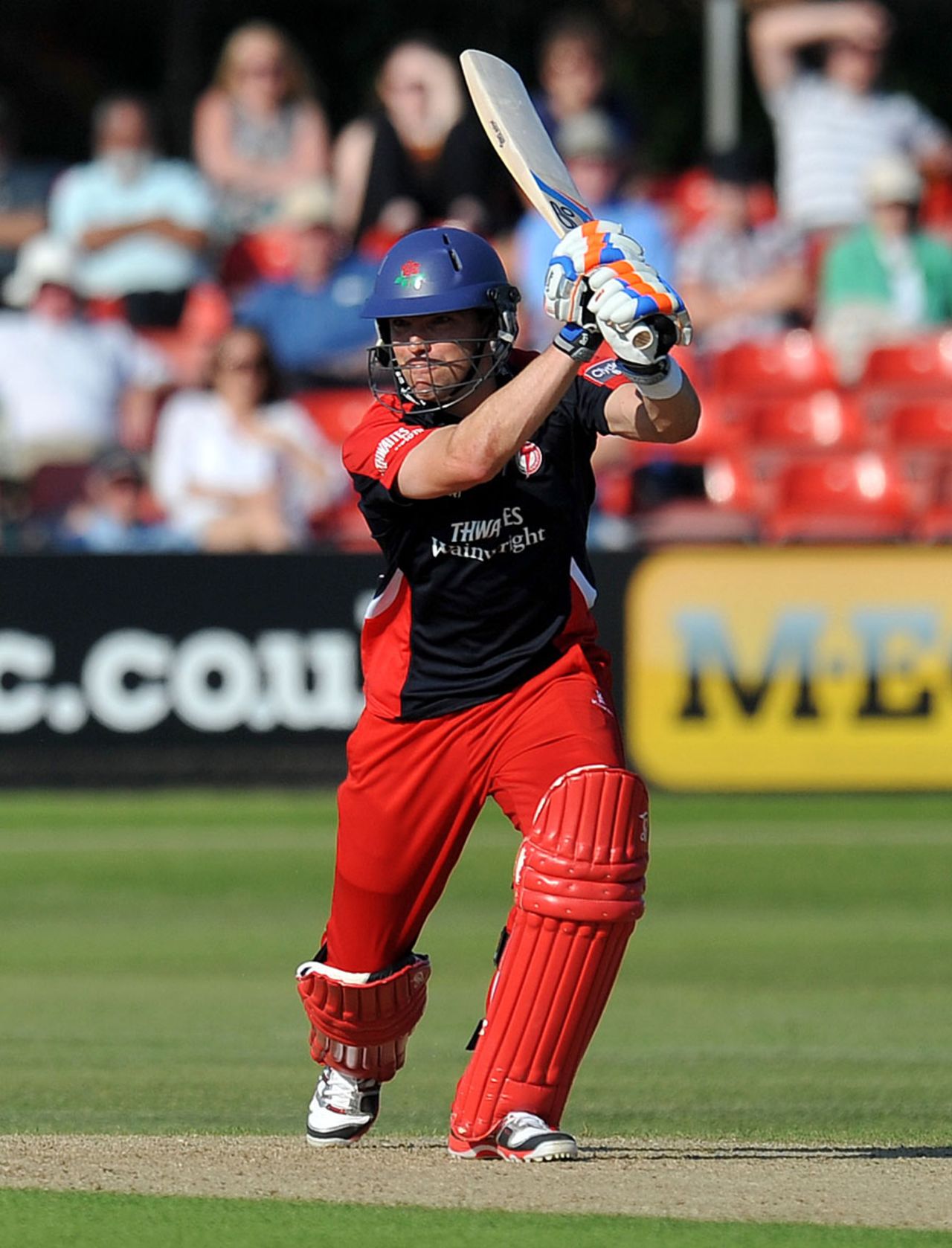 Stephen Moore struck seven boundaries in his 60, Leicestershire v Lancashire, CB40 Group A, Grace Road, July, 22, 2012