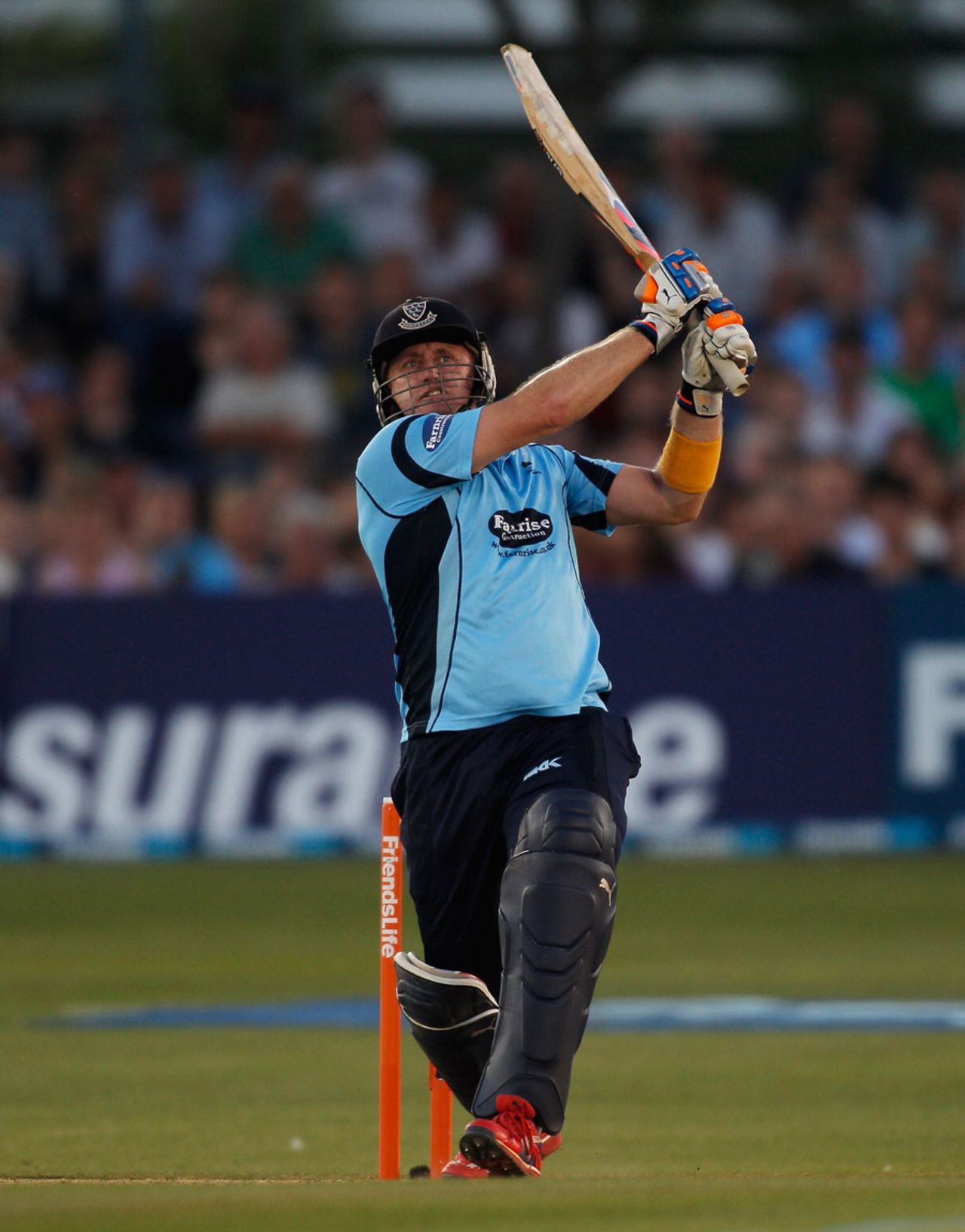 Scott Styris' best shots were played down the ground, Sussex v Gloucestershire, Friends Life T20, Hove, July, 24, 2012