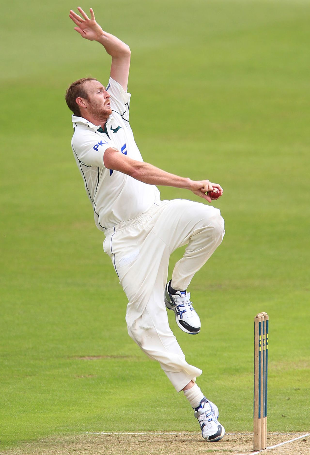 Andy Carter took the early wicket of Paul Horton, Nottinghamshire v Lancashire, County Championship, Trent Bridge, June, 6, 2012