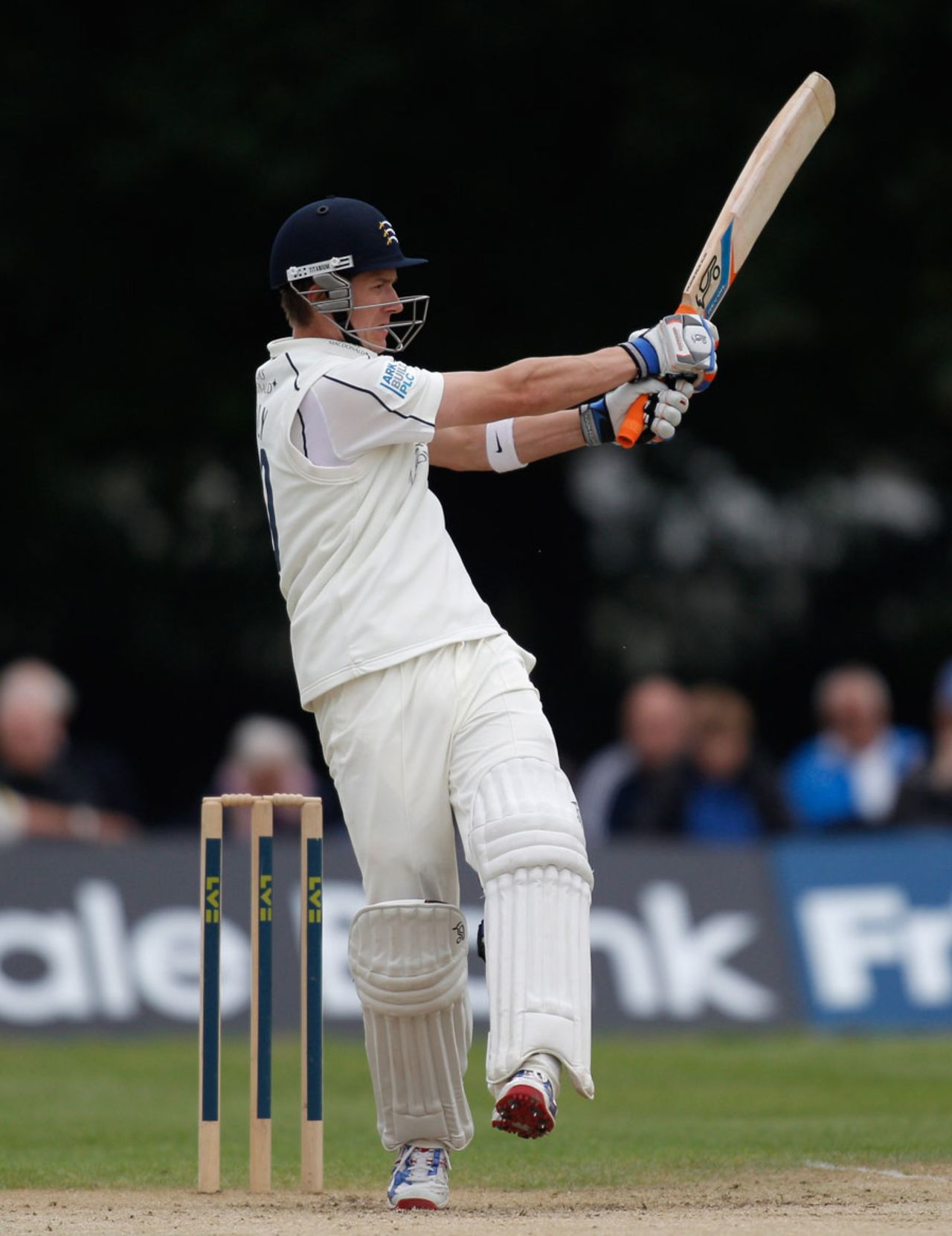 Joe Denly fell five runs short of a century, County Championship, Division One, Uxbridge, 1st day, August 1, 2012