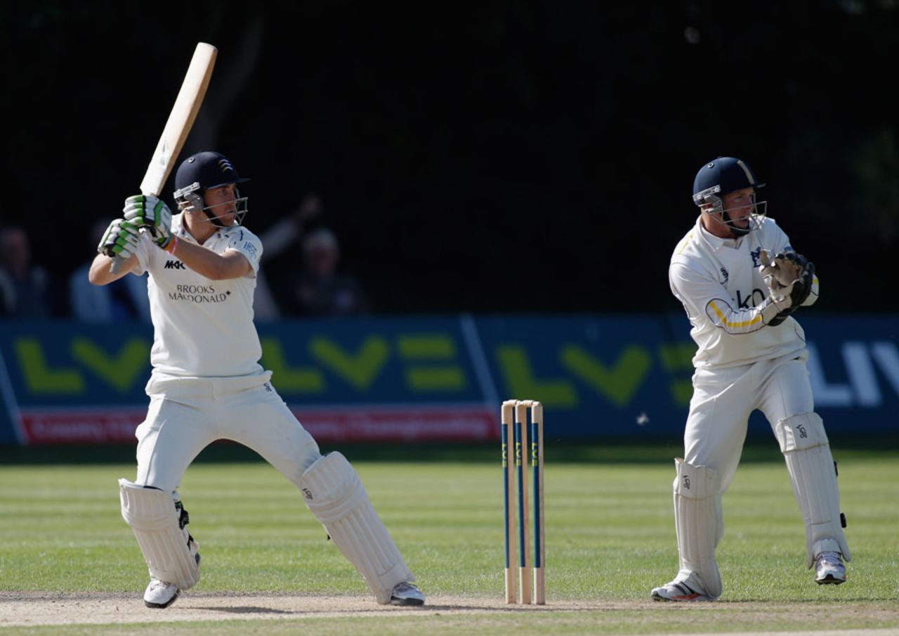 Dawid Malan scored his first hundred of the season, County Championship, Division One, Uxbridge, 1st day, August 1, 2012