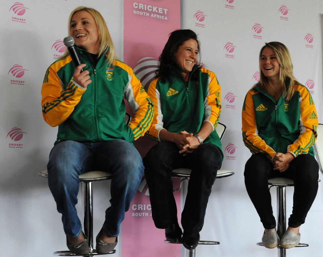 South Africa's women's cricketers attended the SA Women's Day at the Wanderers, Johannesburg, August, 8, 2012