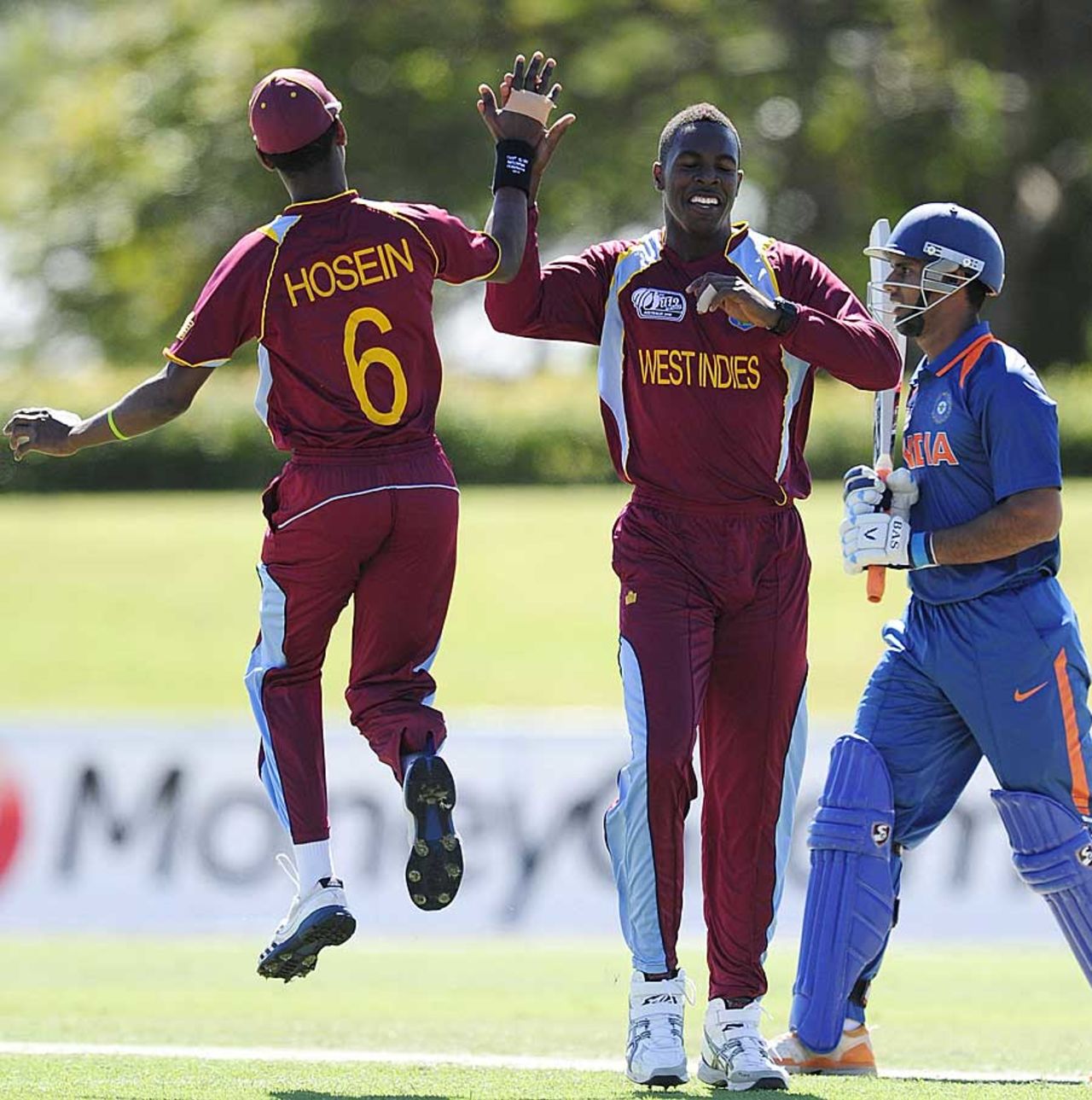 Jerome Jones picked up two wickets, India v West Indies, Group C, ICC Under-19 World Cup 2012, Townsville, August 12, 2012