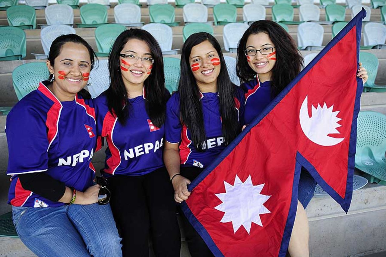 There was support for the Nepal team in Townsville, Australia v Nepal, Group A, ICC Under-19 World Cup 2012, Townsville, August 13, 2012