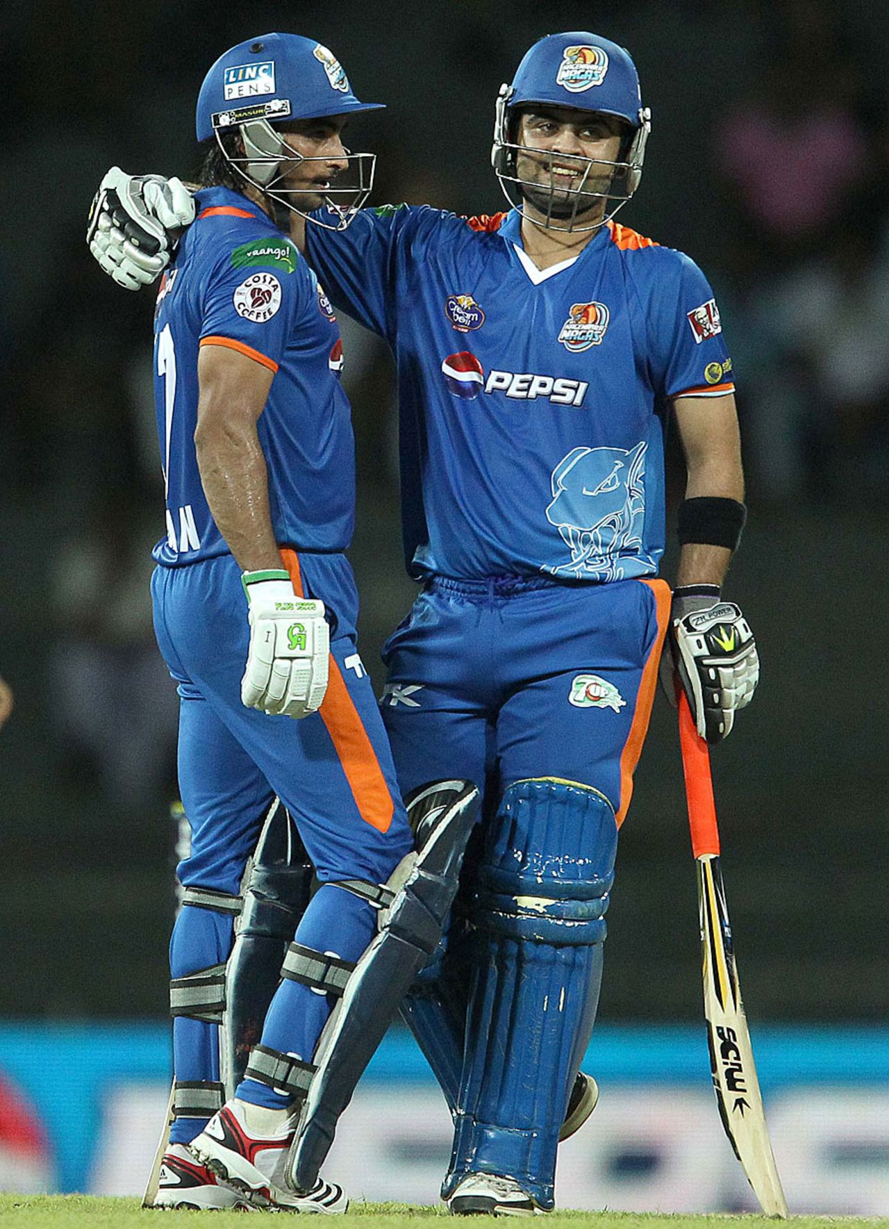 Imran Nazir and Ahmed Shehzad added 85 for the first wicket, Kandurata Warriors v Nagenahira Nagas, SLPL, Colombo, August 13, 2012