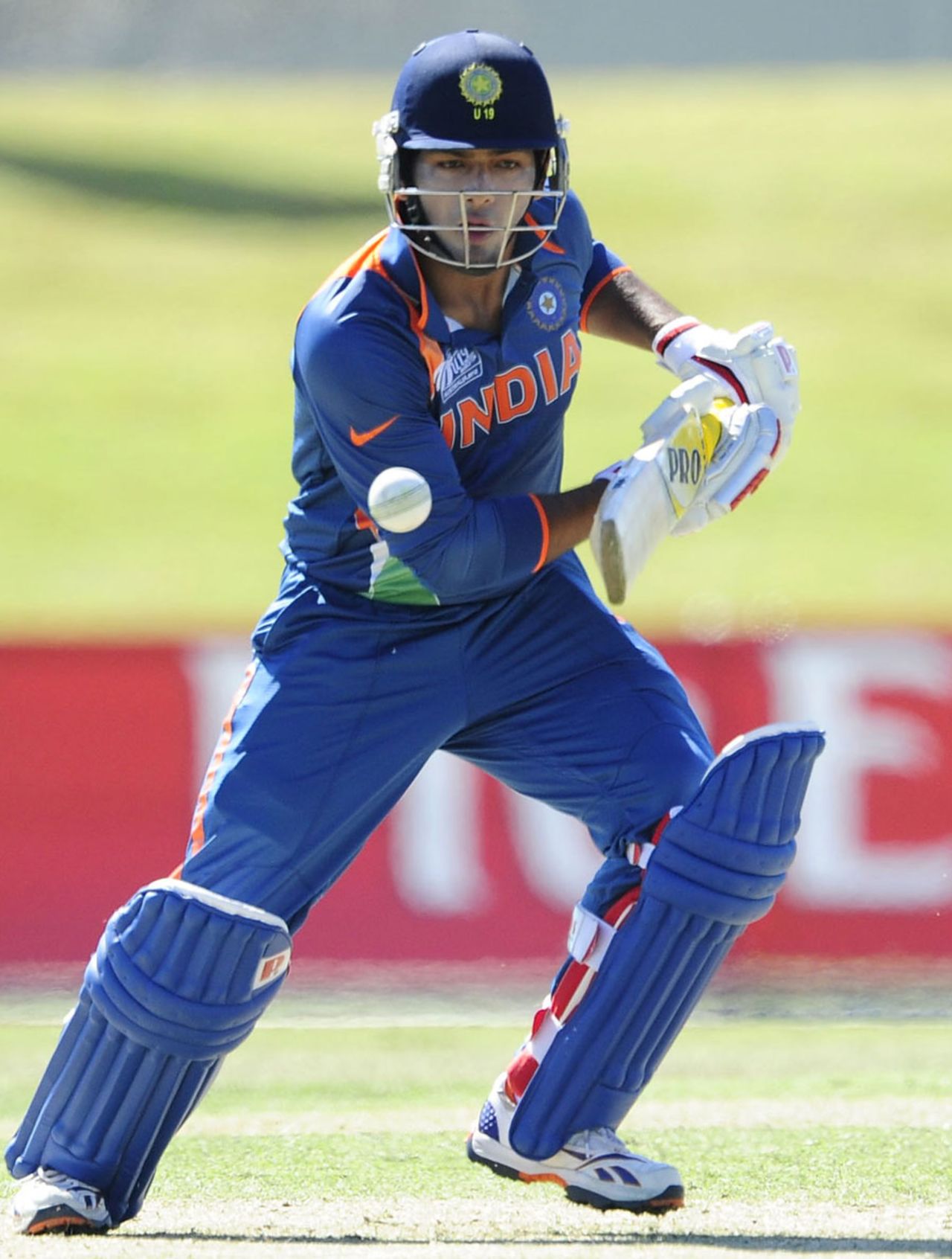 Unmukt Chand made a rapid 78 off 85 balls, India v Zimbabwe, Group C, ICC Under-19 World Cup 2012, Townsville, August 14, 2012
