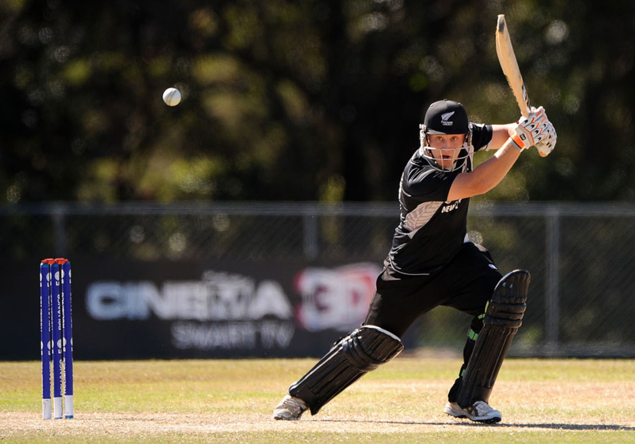 Henry Walsh lifted New Zealand with a half-century, Afghanistan v New Zealand, Group B, ICC Under-19 World Cup 2012, Buderim, August 14, 2012