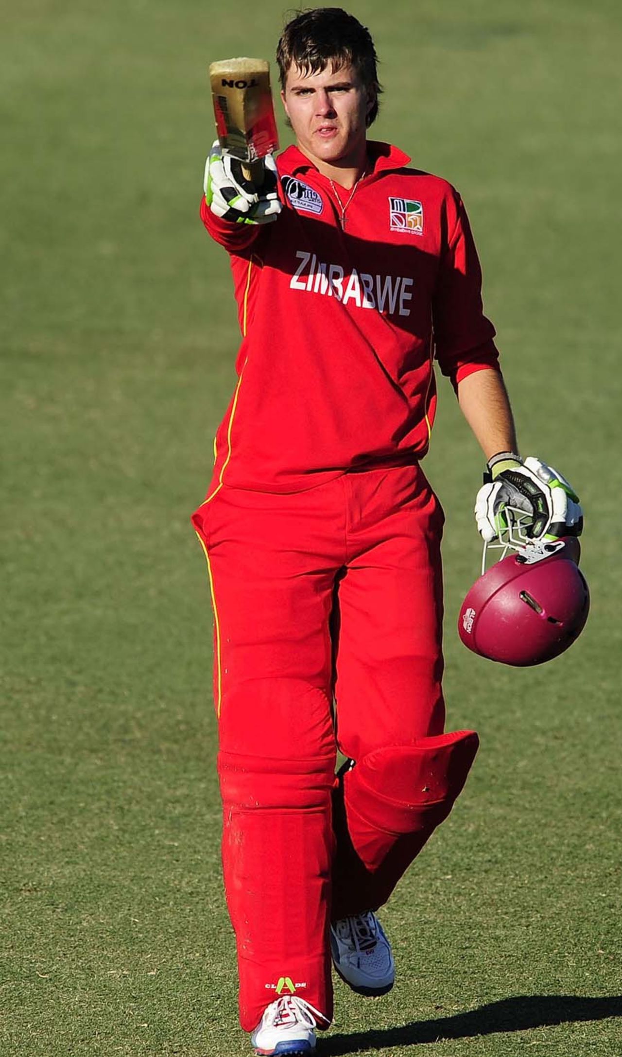 Malcolm Lake scored a century, India v Zimbabwe, Group C, ICC Under-19 World Cup, Townsville, Aug 14, 2012