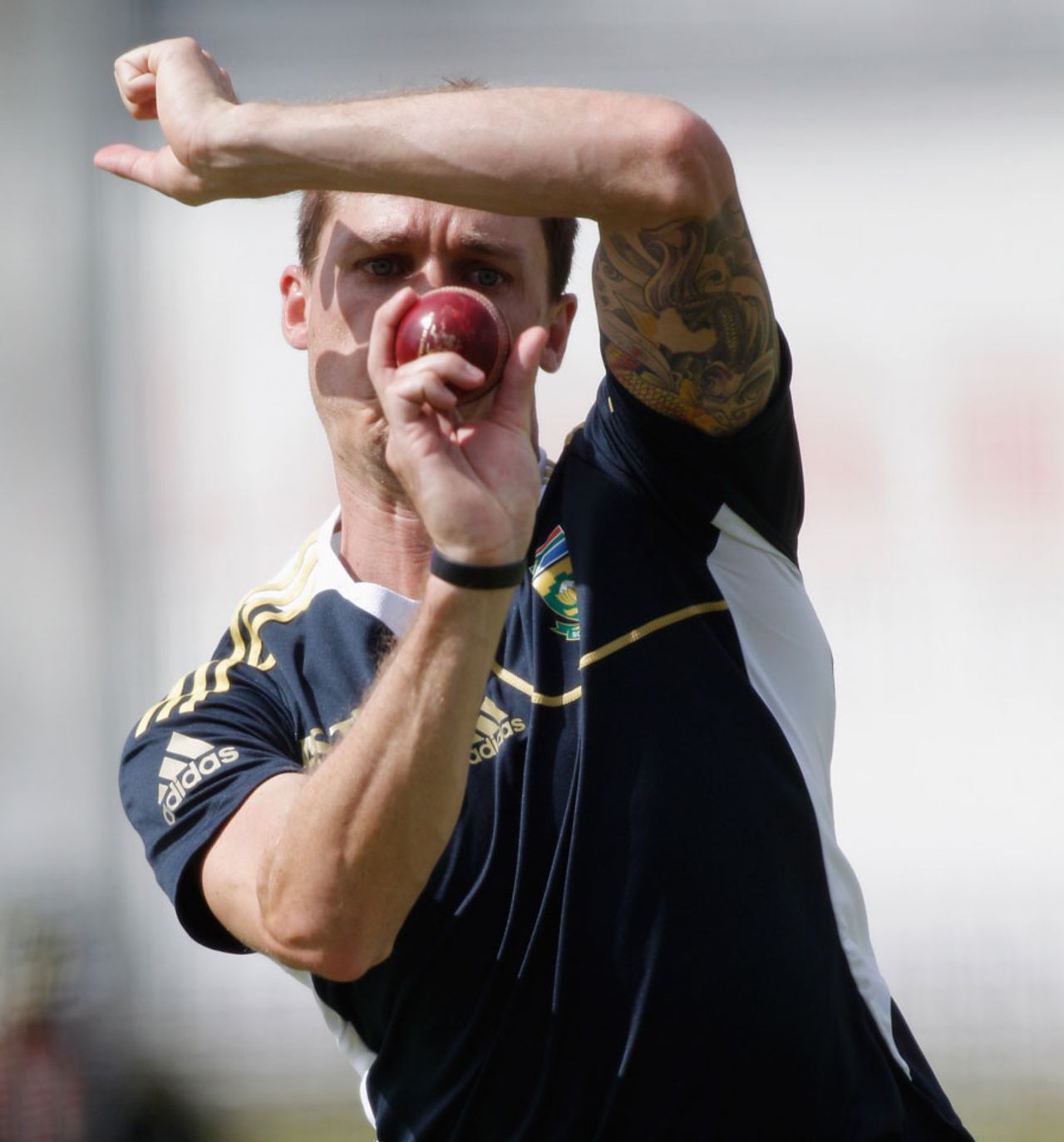 Dale Steyn prepares for the final Test against England, Lord's, August 14, 2012