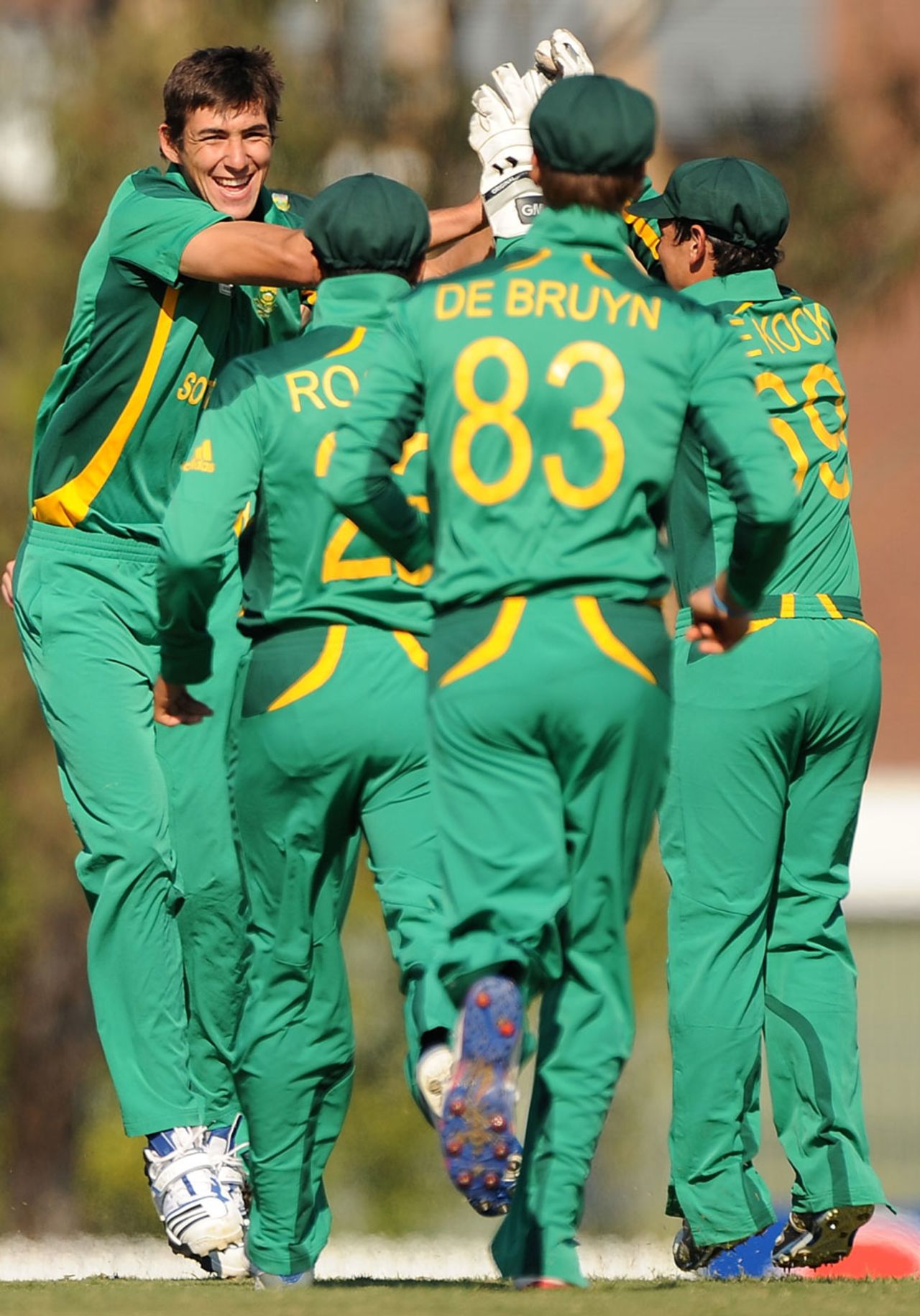 Corné Dry picked up 4 for 16, Sri Lanka v South Africa, Group D, ICC Under-19 World Cup 2012, Brisbane, August 15, 2012