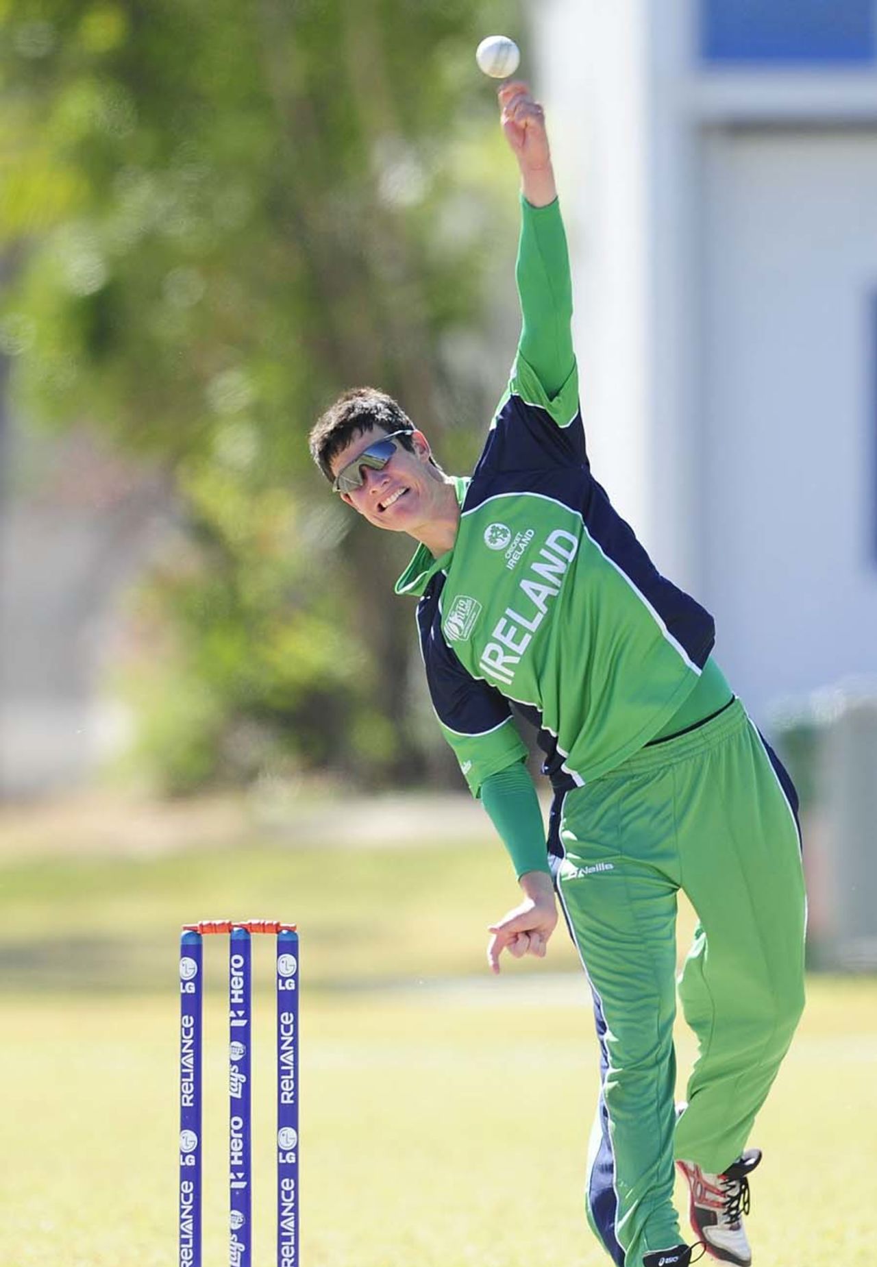 George Dockrell took four wickets, Ireland v Nepal, ICC Under-19 World Cup, Group A, Townsville, August 15, 2012
