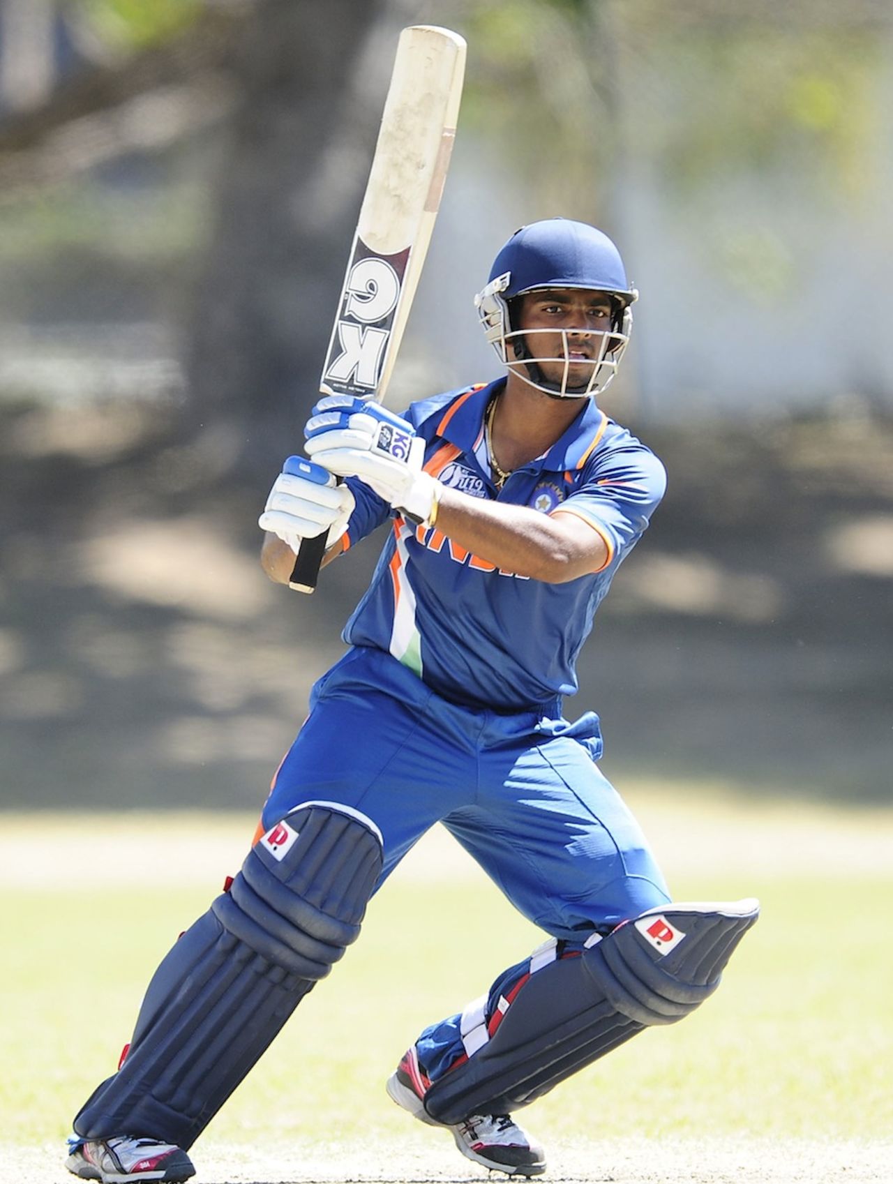 Vijay Zol plays a pull, India v Papua New Guinea, Group C, ICC Under-19 World Cup 2012, Townsville, August 16, 2012