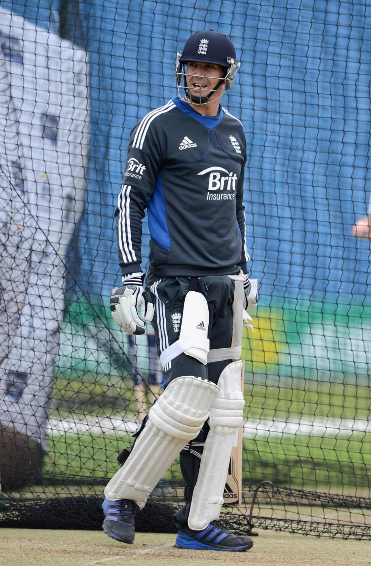 Kevin Pietersen at a nets session at Headingley, July 31, 2012