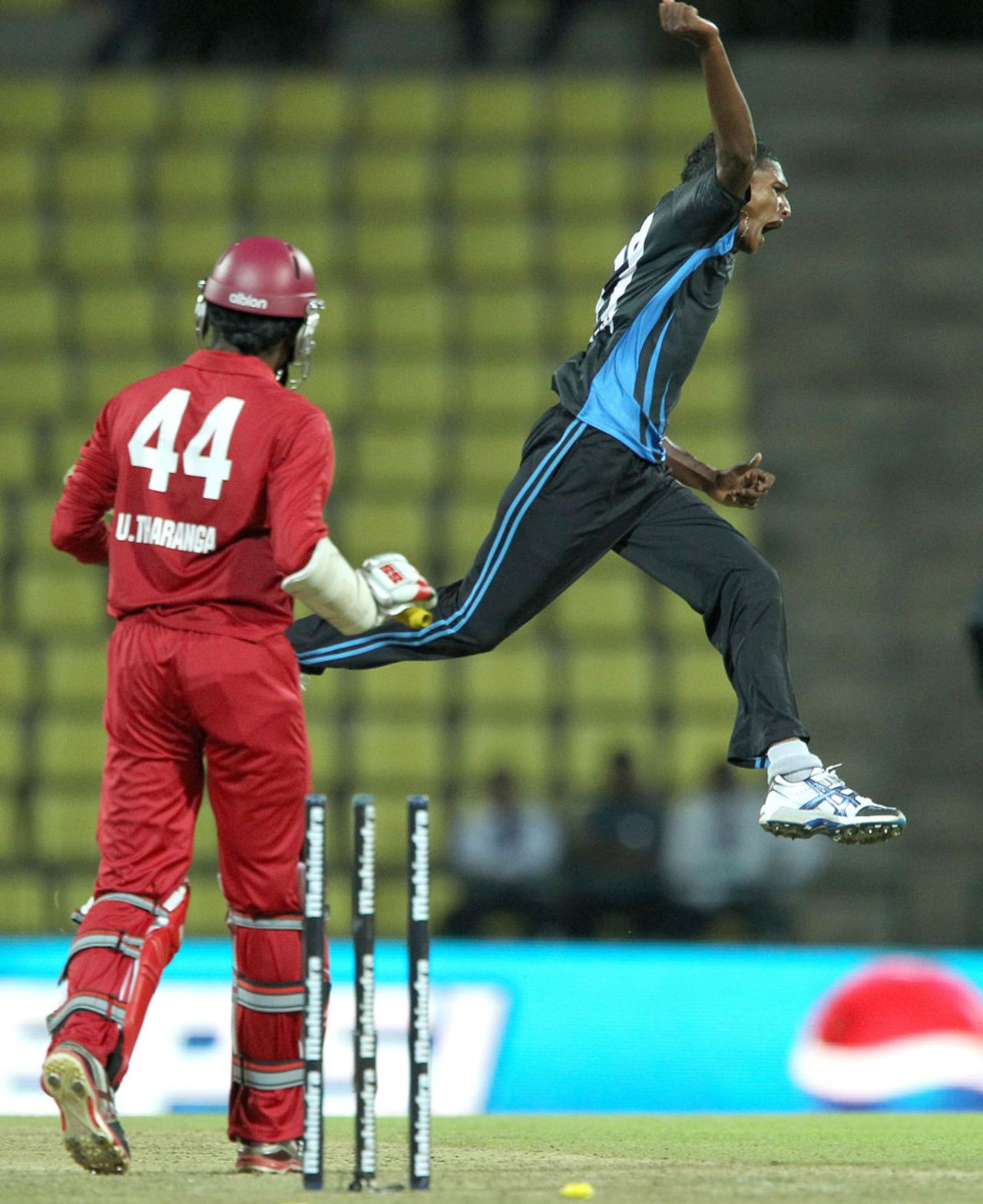 Chathuraga Kumara finished with three wickets,Wayamba United v Uthura Next, SLPL, Pallekele, August 17, 2012