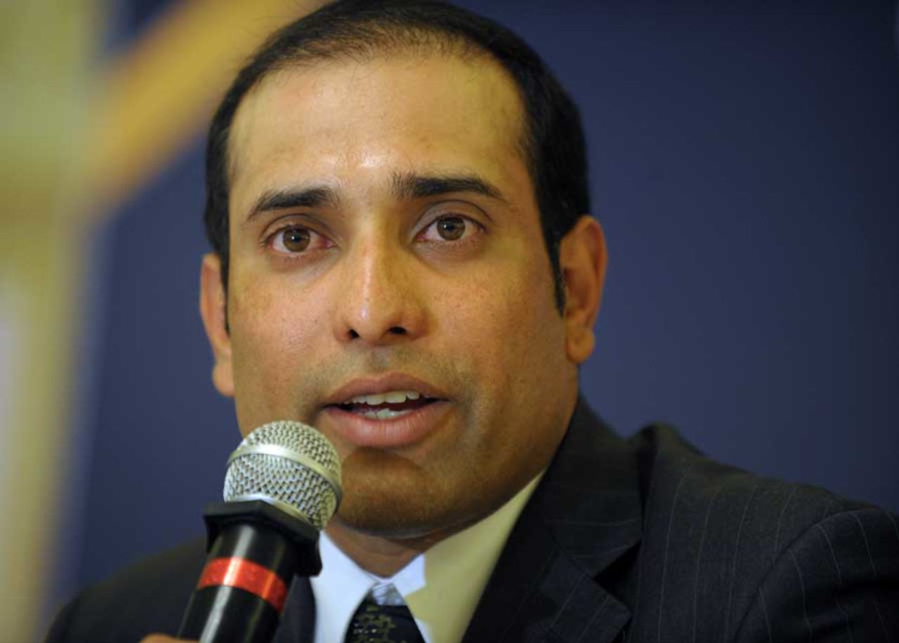 VVS Laxman answers questions about his retirement from international cricket, Hyderabad, August 18, 2012