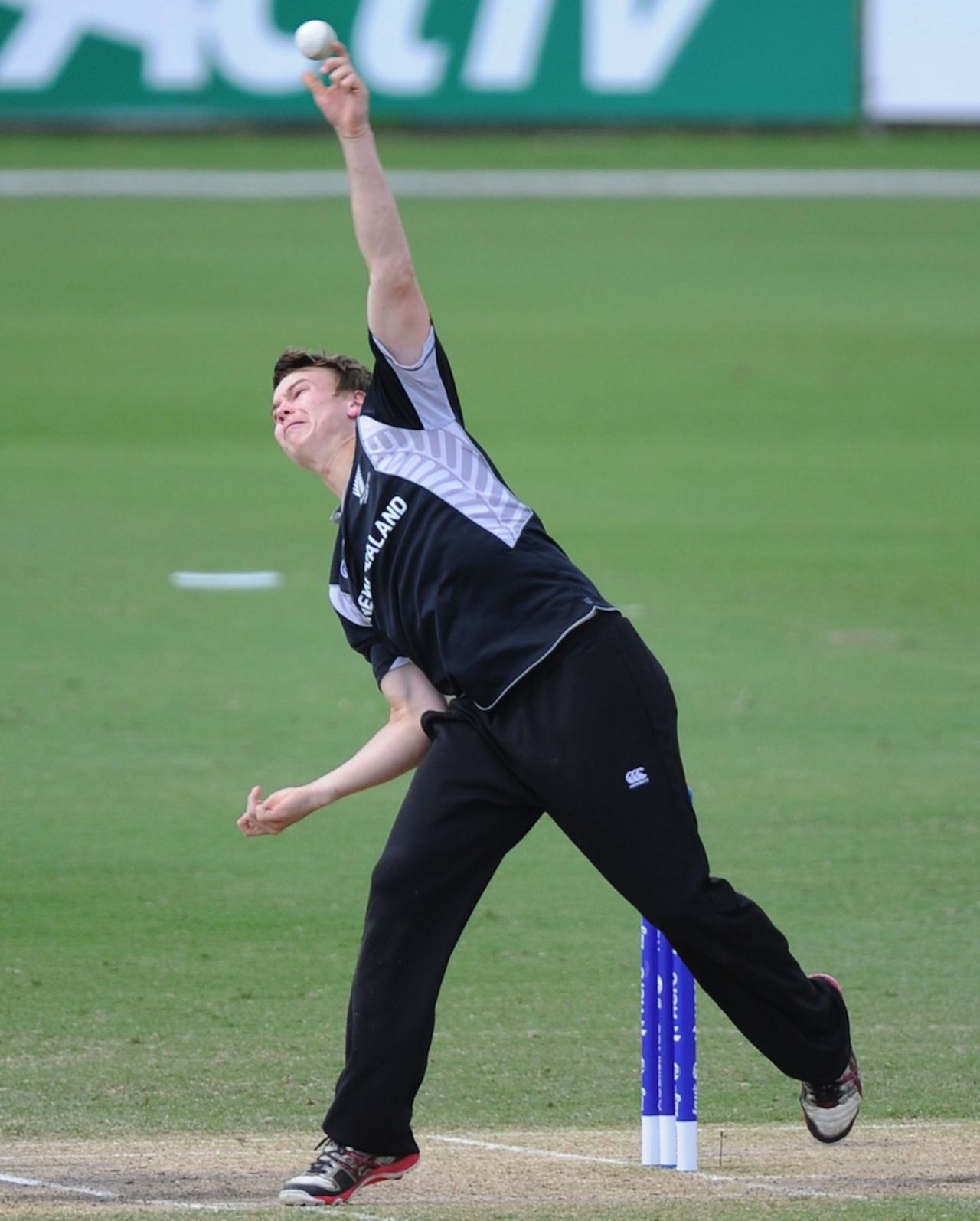 Ben Horne was the most successful bowler for New Zealand, India v New Zealand, ICC Under-19 World Cup, semi-final, Townsville, August 23, 2012