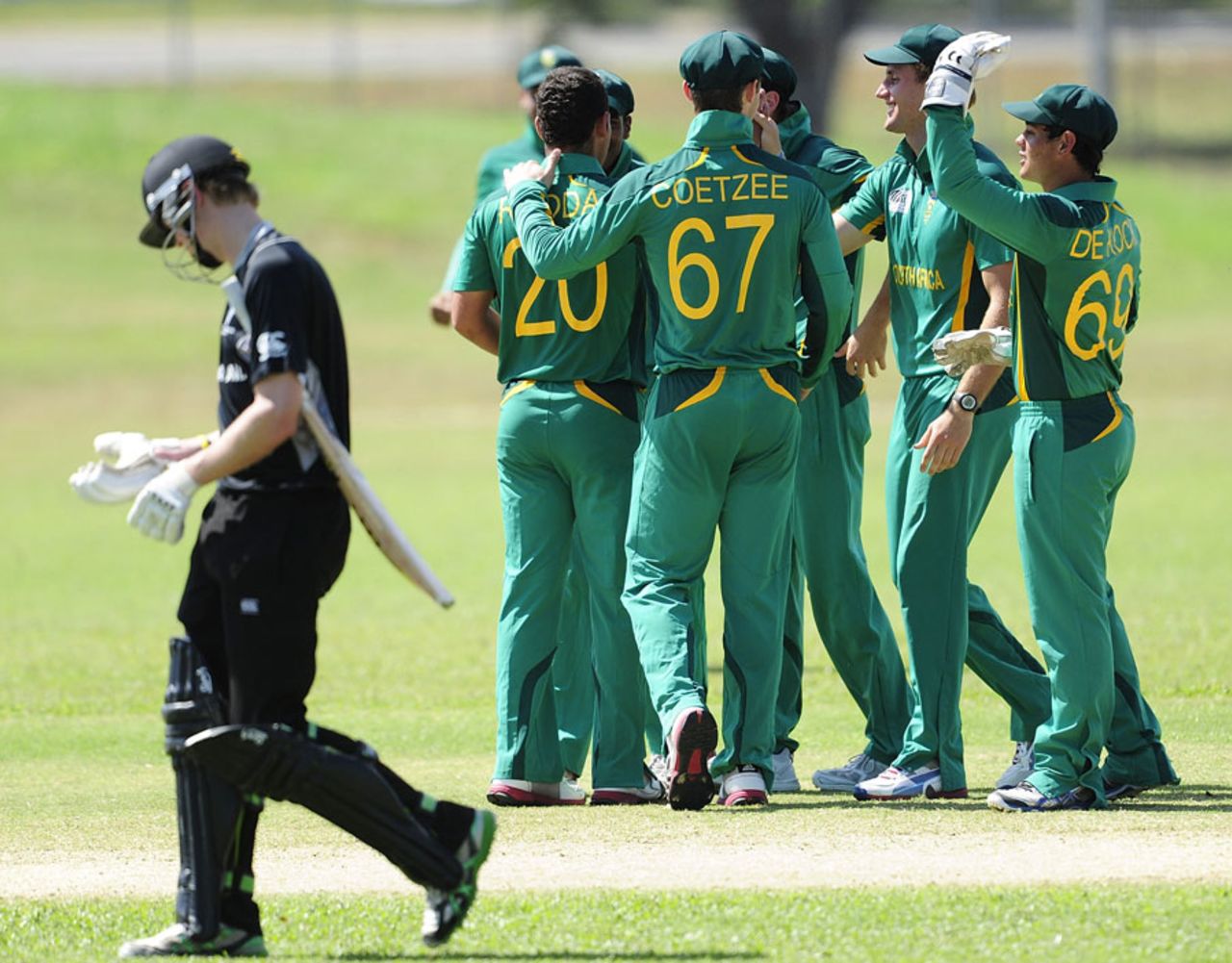 South Africa scythed through New Zealand for 90, New Zealand v South Africa, ICC Under-19 World Cup, 3rd place play-off, Townsville, August 25, 2012