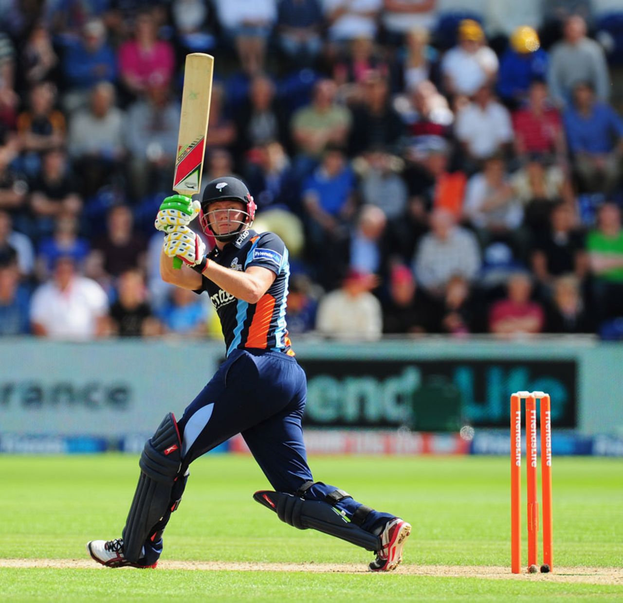Jonny Bairstow flicks over the leg side, Sussex v Yorkshire, Friends Life t20 1st semi-final, Cardiff, August 25, 2012