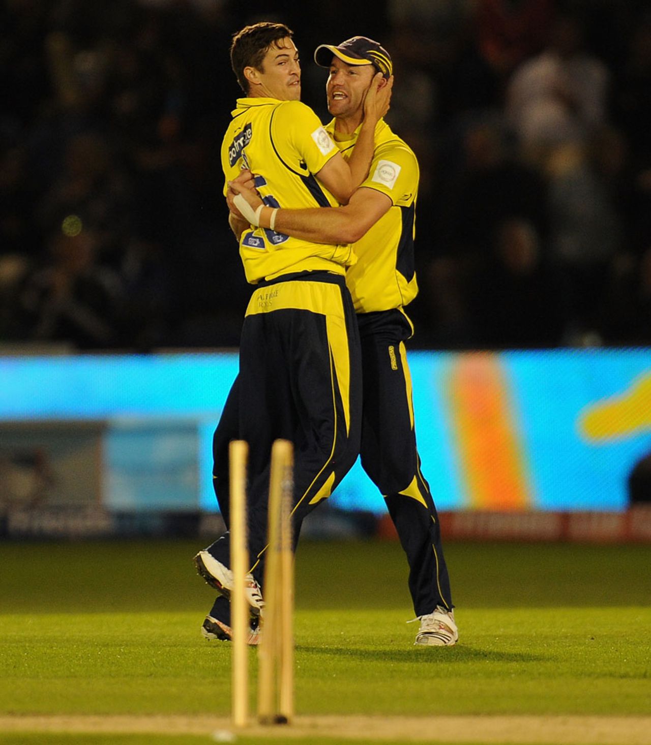 Chris Wood bowled a nerveless final over to seal victory, Yorkshire v Hampshire, Friends Life t20 final, August 25, 2012