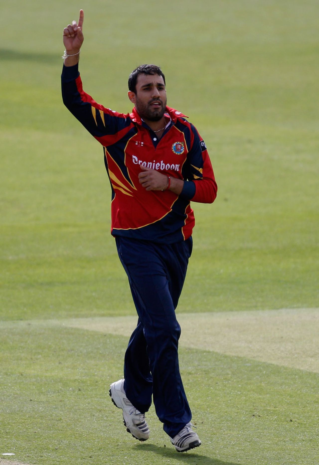 Ravi Bopara celebrates one of his three wickets, Middlesex v Essex, CB40 Group A, Lord's, August 27, 2012