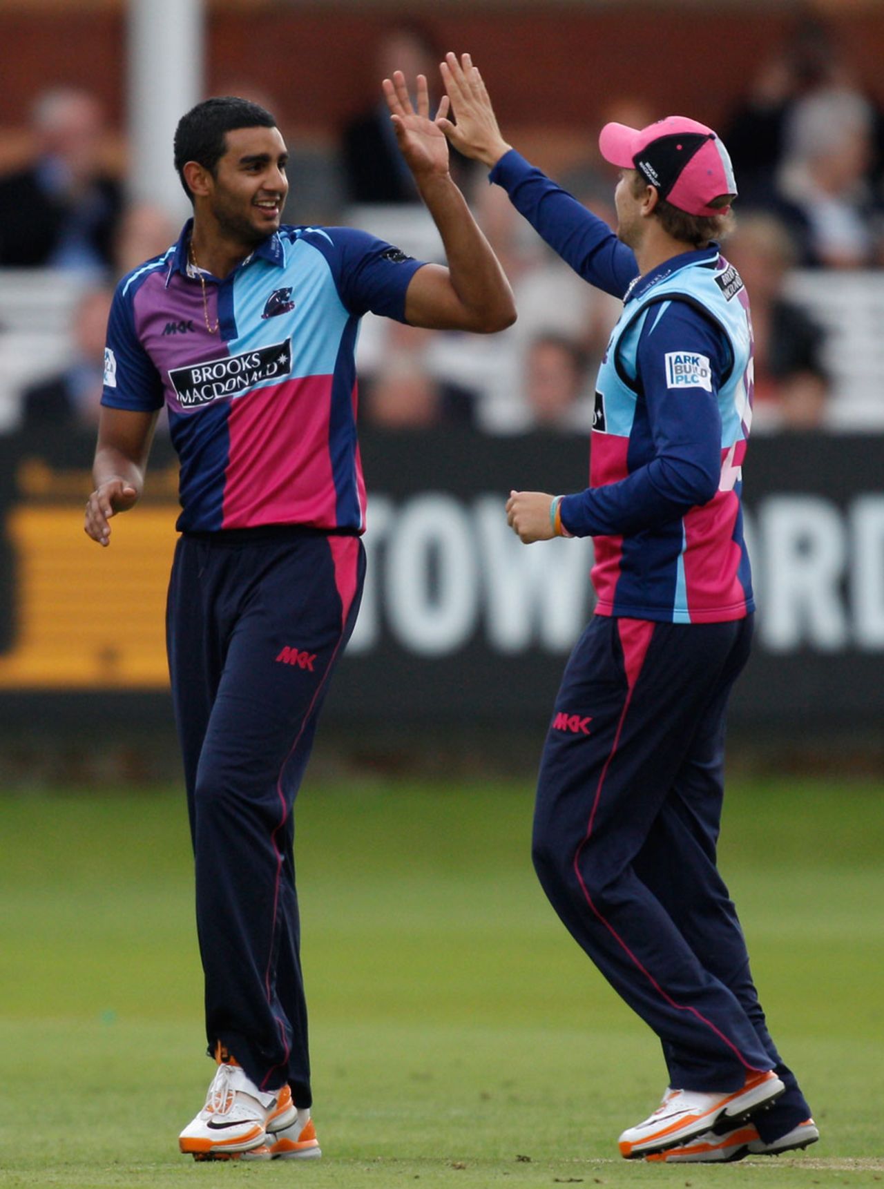 Gurjit Sandhu took three wickets on his limited-overs debut, Middlesex v Essex, CB40 Group A, Lord's, August 27, 2012