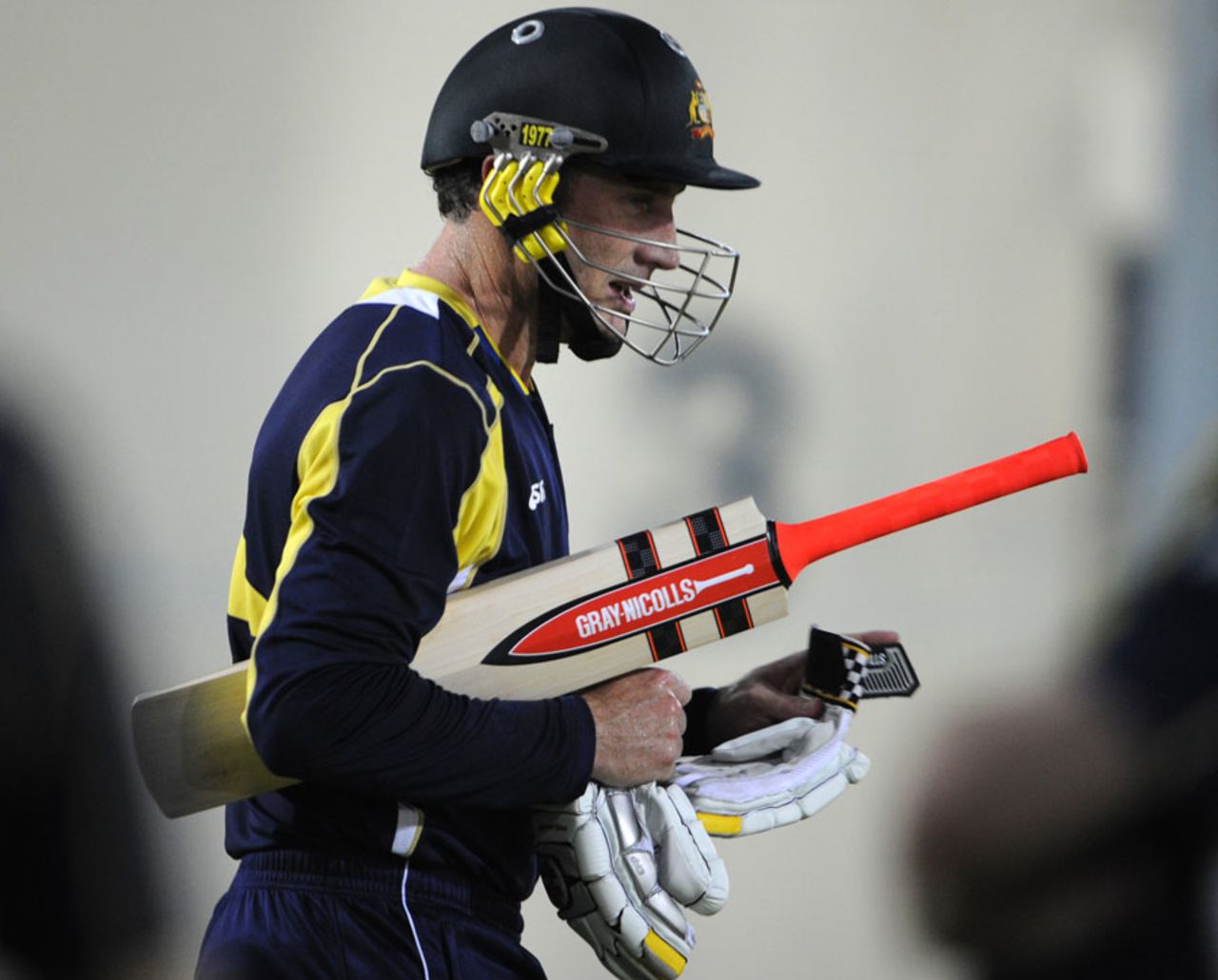 David Hussey at the nets in Sharjah ahead of the first ODI, Sharjah, August 27, 2012