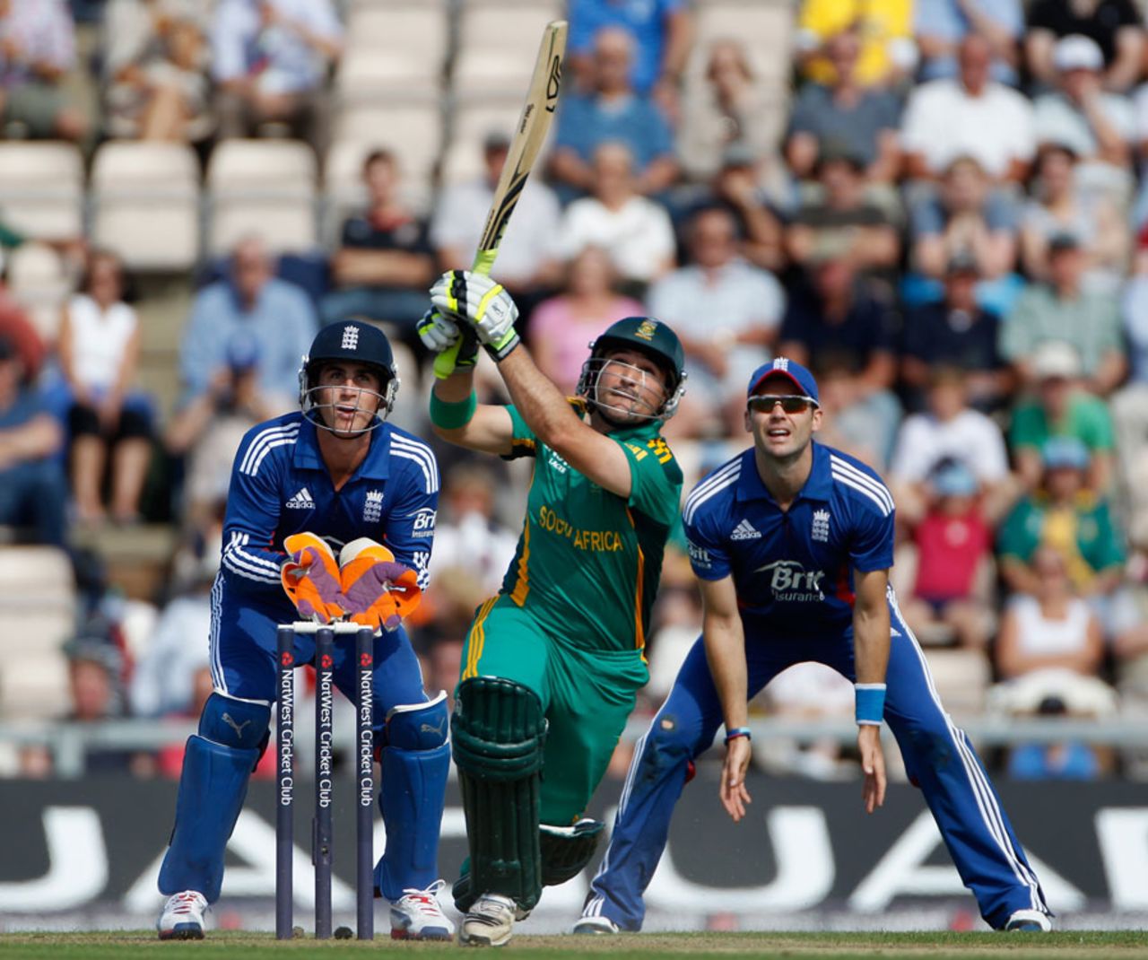Dean Elgar made 15 in his first international innings, England v South Africa, 2nd NatWest ODI, West End, August 28, 2012