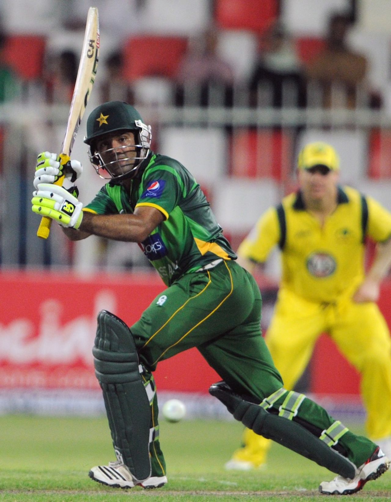 Asad Shafiq held the Pakistan innings together, Pakistan v Australia, 1st ODI, Sharjah, August 28, 2012