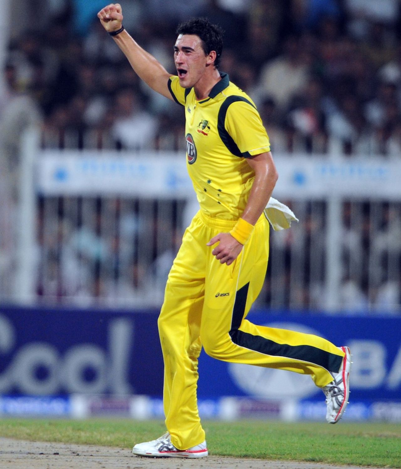 Mitchell Starc picked up his best figures, Pakistan v Australia, 1st ODI, Sharjah, August 28, 2012