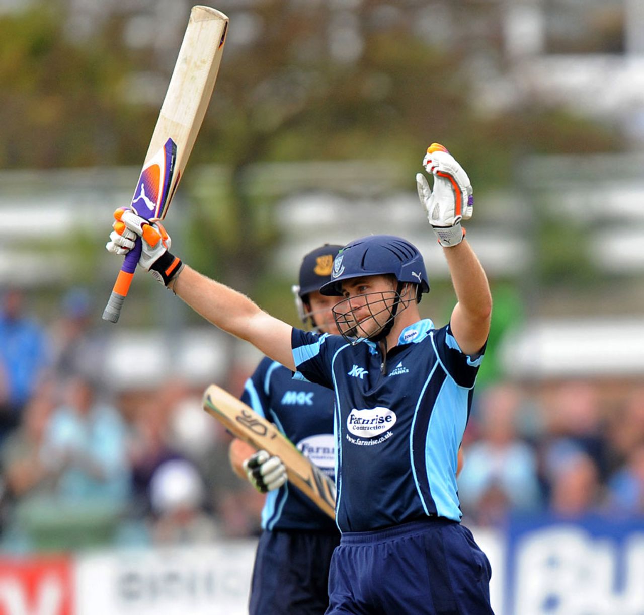 Luke Wright struck his third one-day hundred of the season, Sussex v Hampshire, CB40 semi-final, Hove, September 1, 2012
