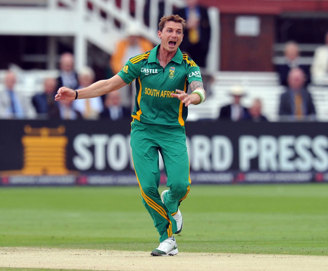Dale Steyn bowled a probing opening spell, England v South Africa, 4th ODI, Lord's, September 2, 2012