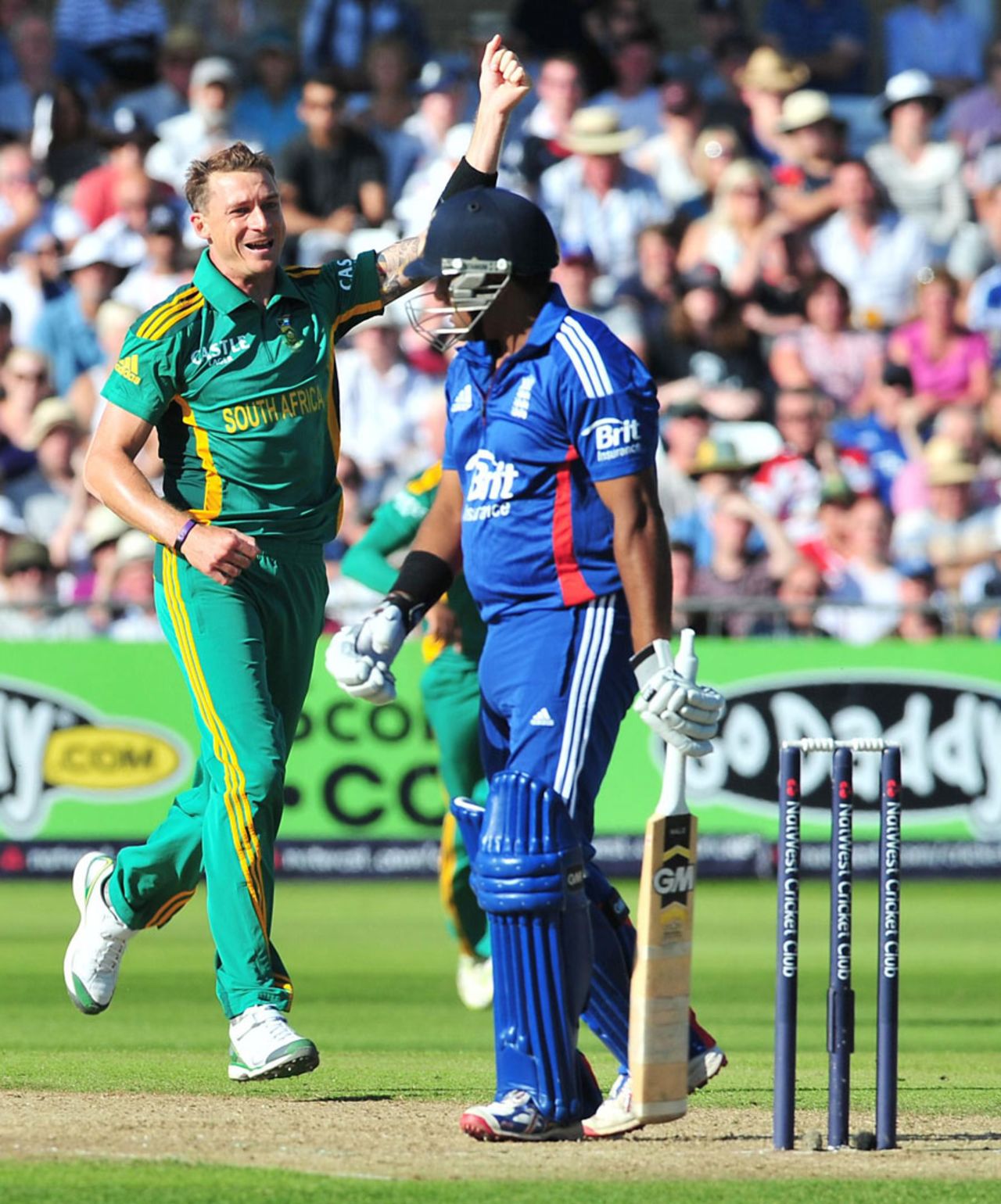 Dale Steyn had Samit Patel caught behind, England v South Africa, 5th NatWest ODI, Trent Bridge, September, 5, 2012