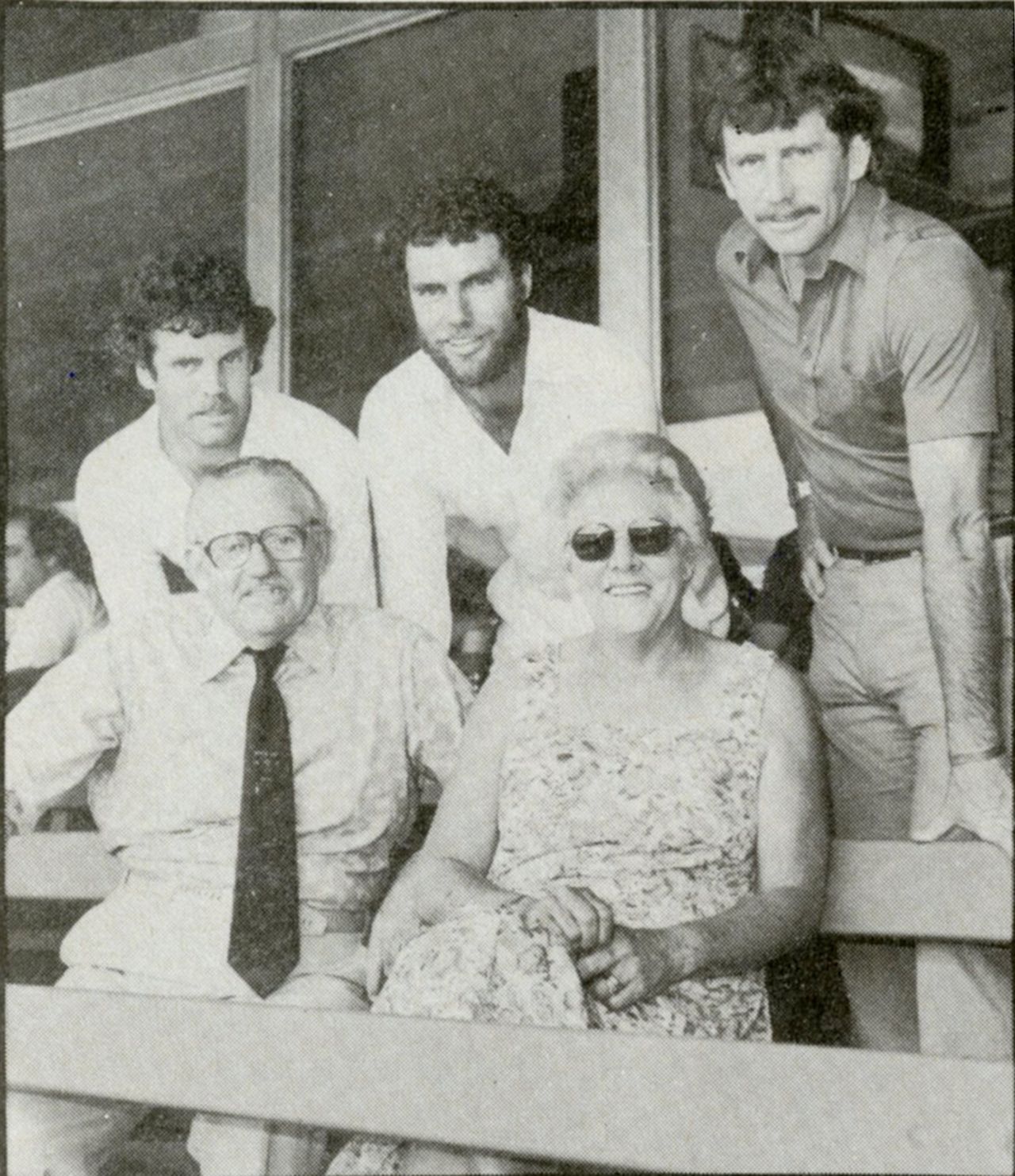 The Chappell brothers with their parents, Martin and Jeanne, December 1980