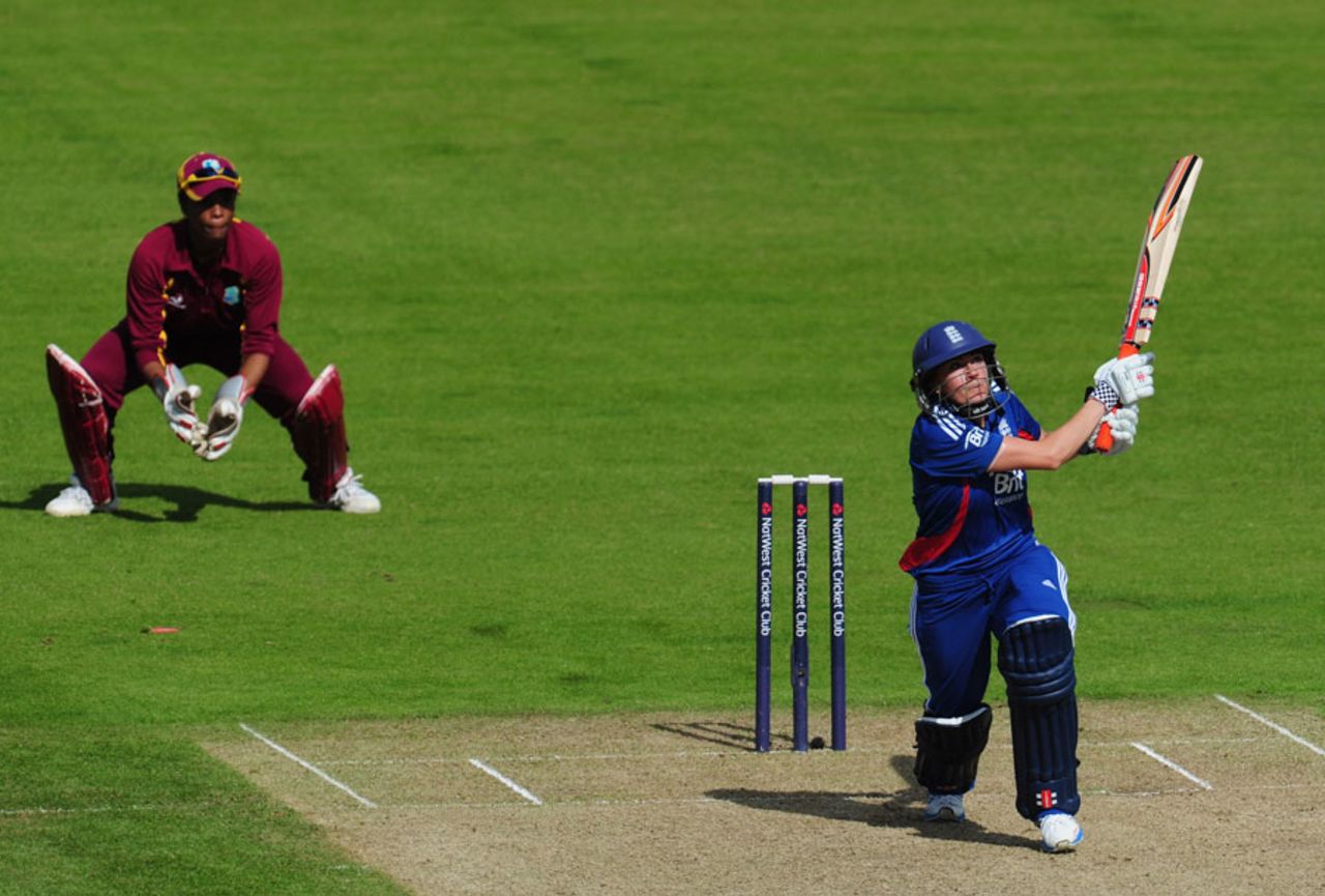 Laura Marsh scored 31 after taking 1 for 11 with the ball, England Women v West Indies Women, 1st T20I, Chester-le-Street, September 8, 2012