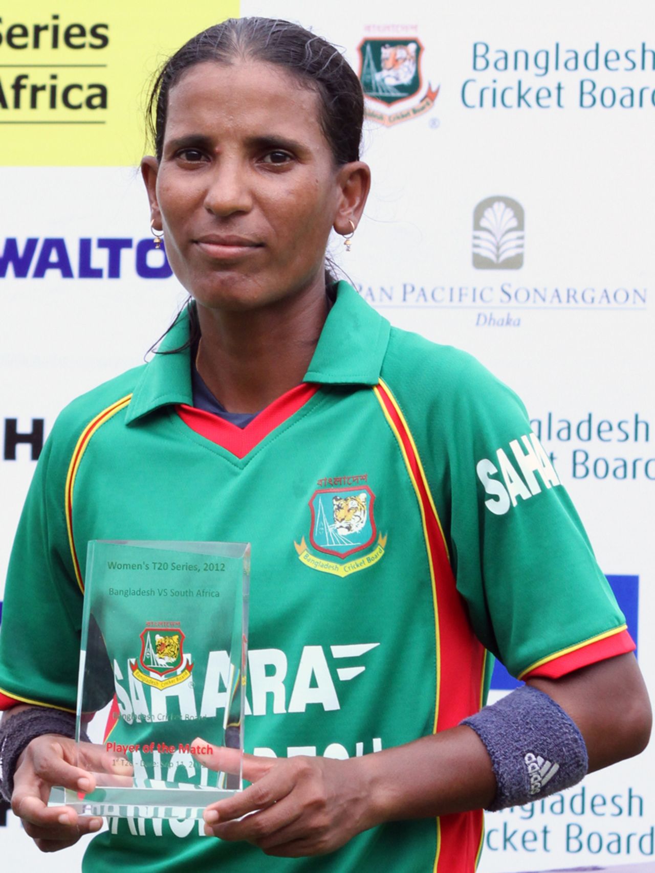 Salma Khatun was player of the match, Bangladesh Women v South Africa Women, 1st T20I, Dhaka, September 11, 2012