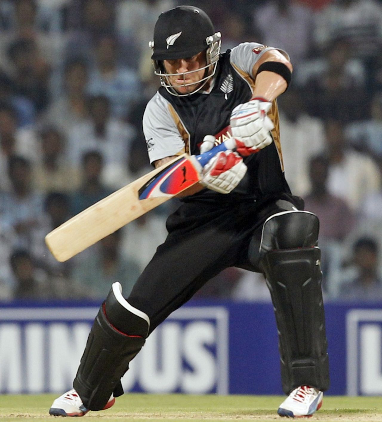 Brendon McCullum scored a quick 91, India v New Zealand, 2nd T20I, Chennai, September 11, 2012