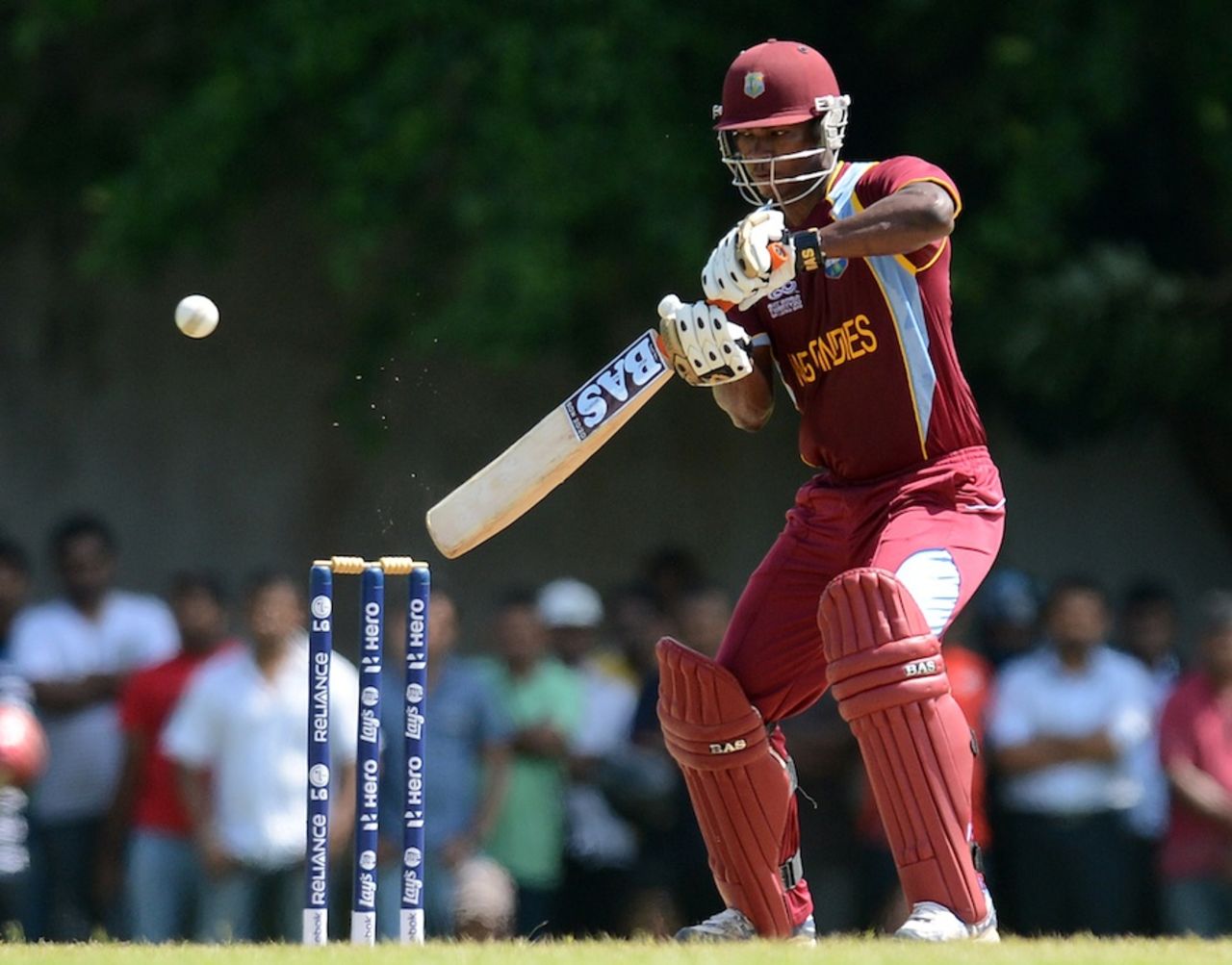 Johnson Charles top scored for West Indies with 30, Sri Lanka v West Indies, World Twenty20 2012 warm-up, Colombo, September 13, 2012