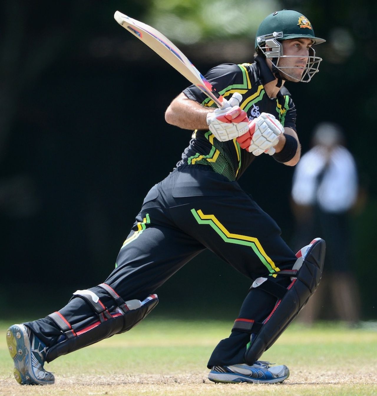 Glenn Maxwell scored 24 off 27 balls, Australia v New Zealand, World Twenty20 2012 warm-up, Colombo, September 15, 2012