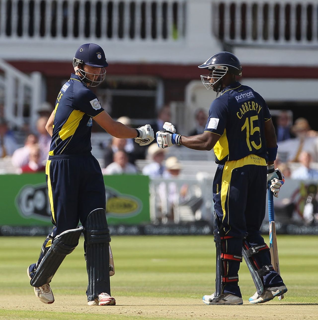 Michael Carberry and James Vince enjoyed a solid opening stand, Hampshire v Warwickshire, CB40 Final, Lord's, September, 15, 2012