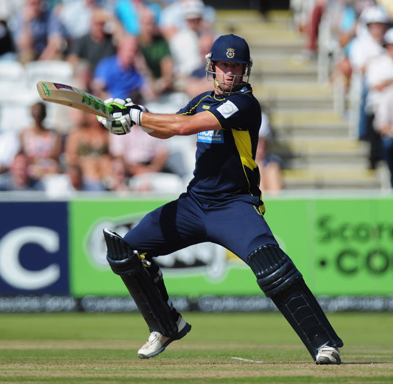 Sean Ervine added to his runs in Lord's finals with 57, Hampshire v Warwickshire, CB40 Final, Lord's, September, 15, 2012